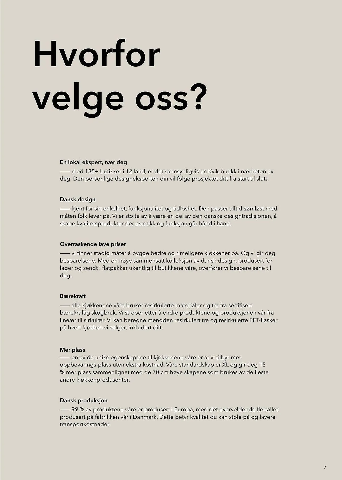 Kvik Kjøkken Kundeavis fra 2. oktober til 2. oktober 2023 - kundeavisside 7