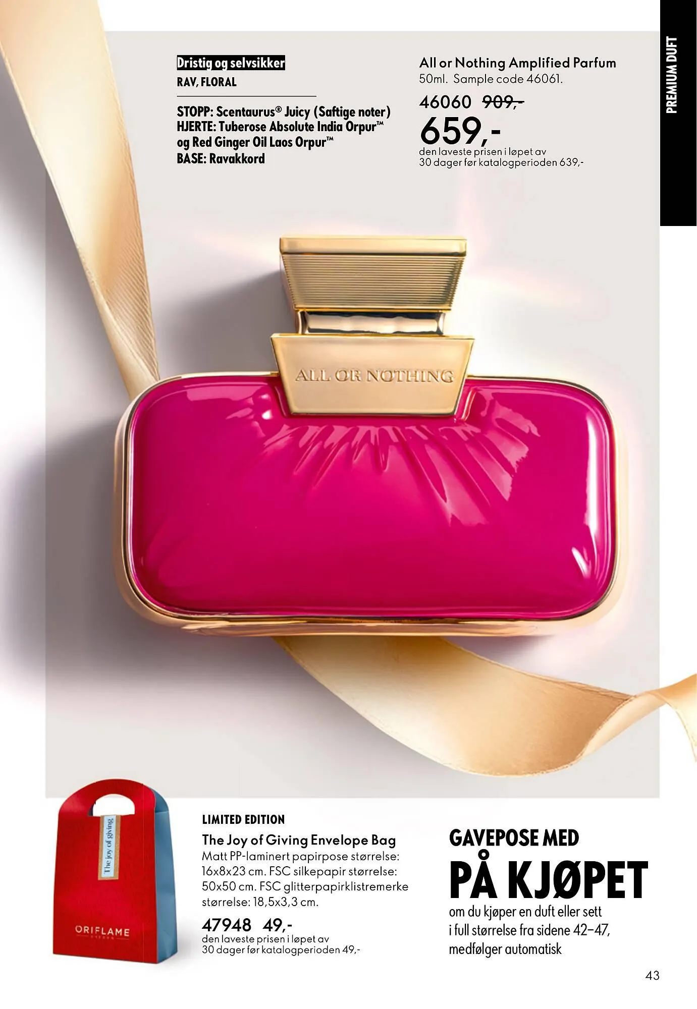 Oriflame katalog fra 10. desember til 30. desember 2025 - kundeavisside 43