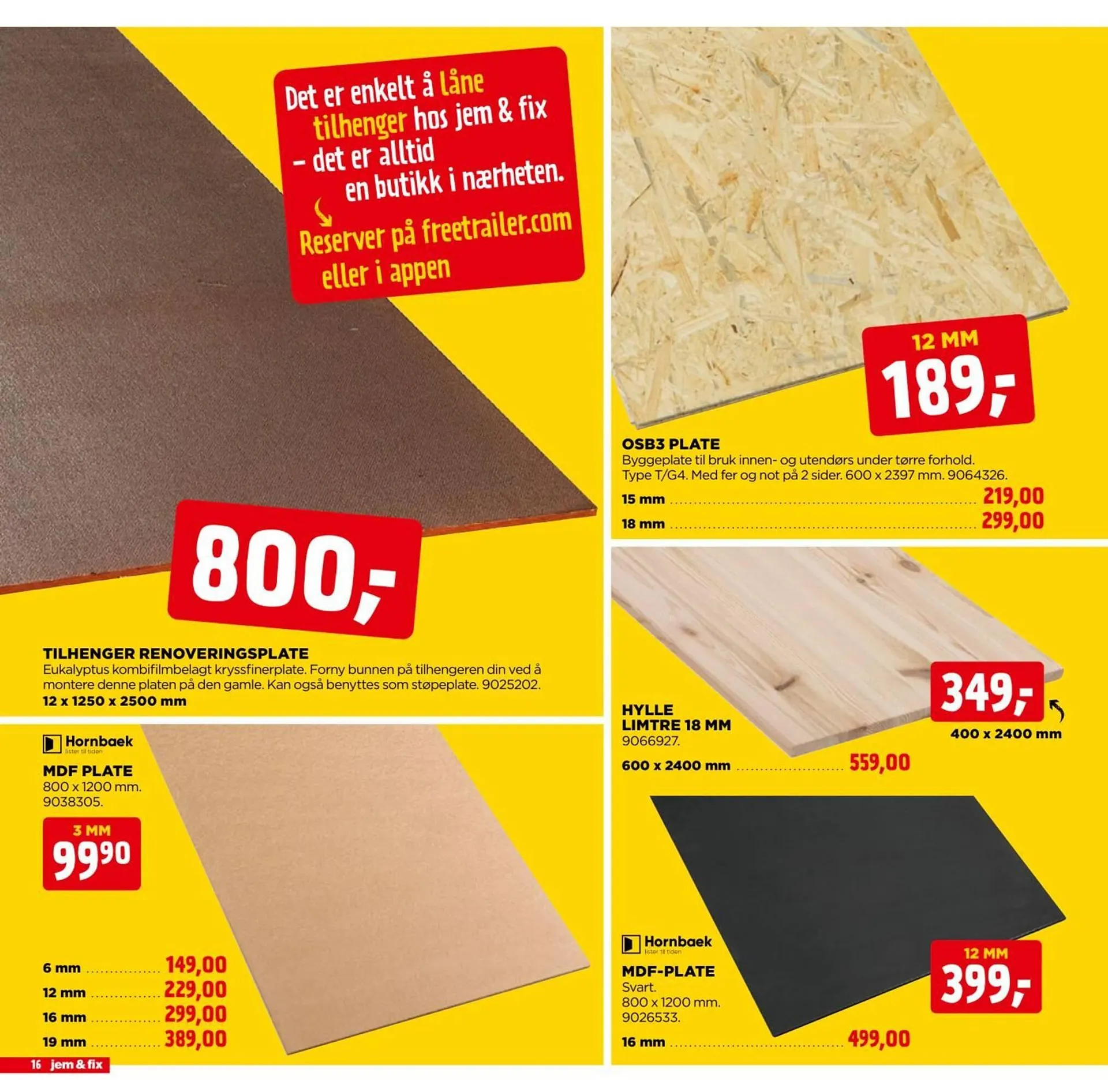 Jem & fix kundeavis fra 15. mars til 22. mars 2026 - kundeavisside 16