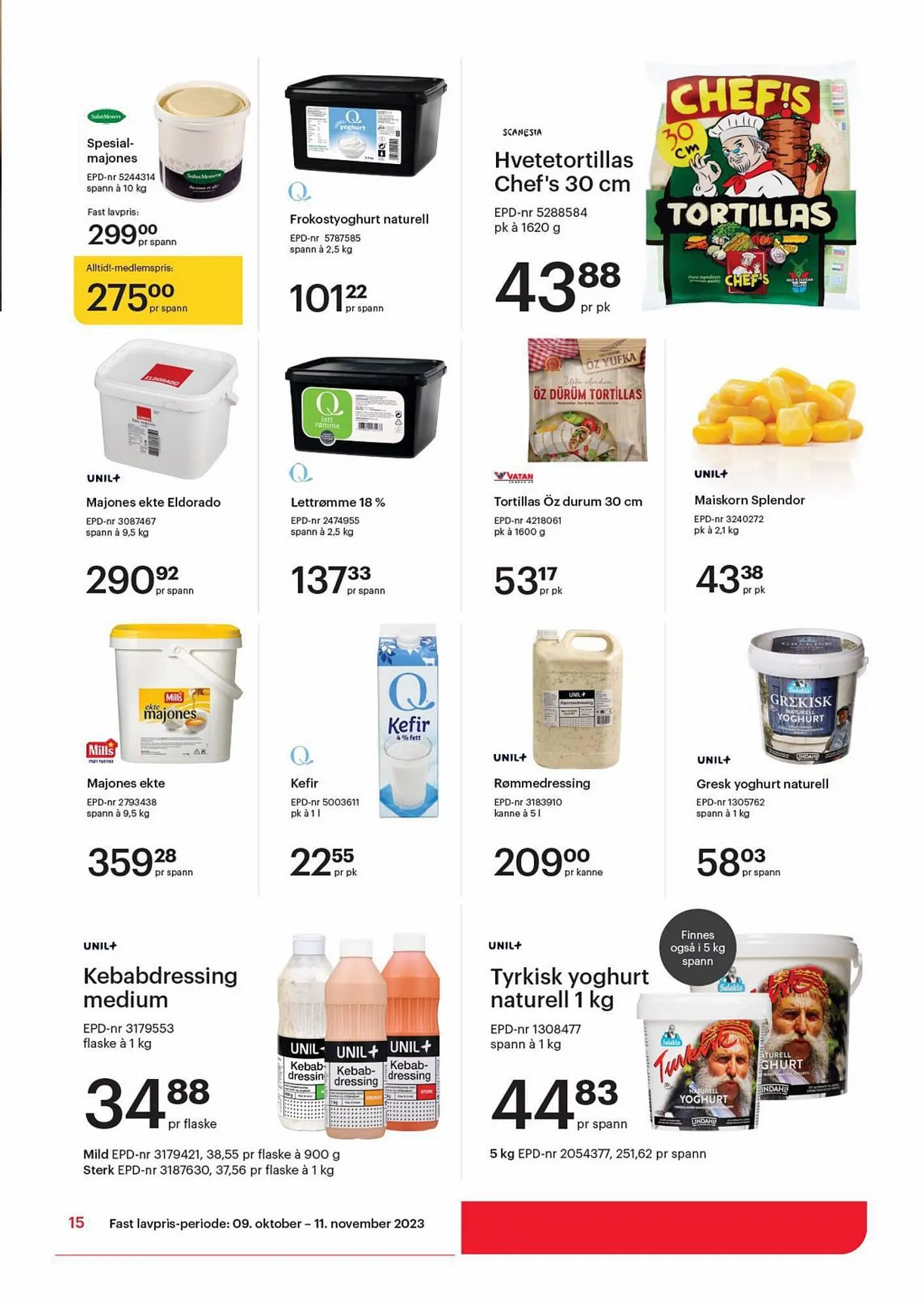 Storcash Kundeavis fra 9. oktober til 11. november 2023 - kundeavisside 15