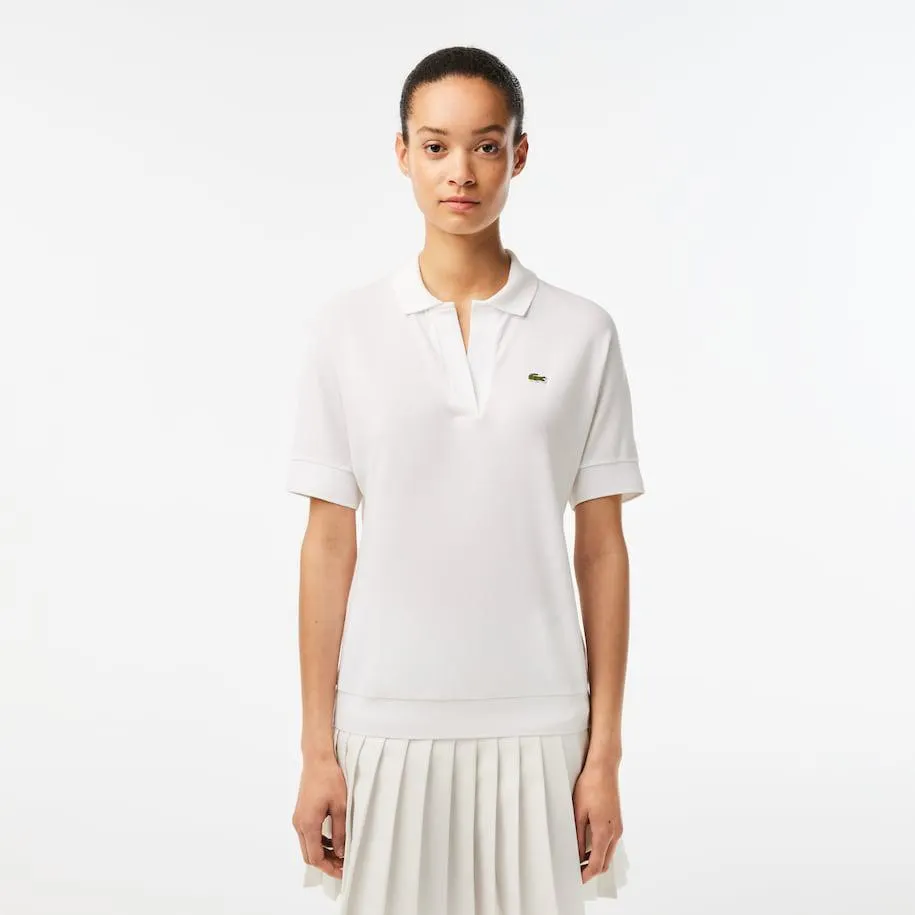 Women's Lacoste Flowy Piqué Polo Shirt