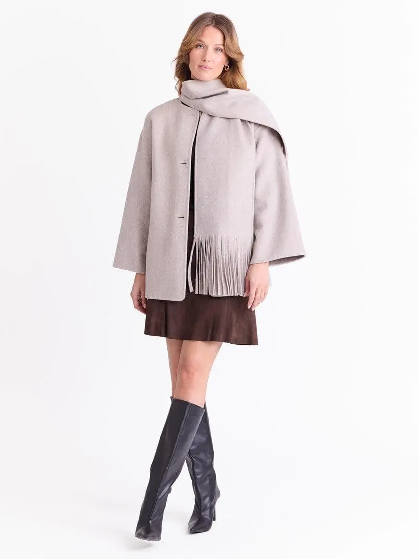 Sofia kåpe med skjerf