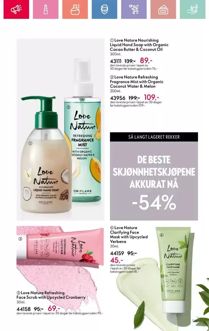 ORIFLAME Kundeavis fra 4. februar til 18. februar 2025 - kundeavisside 145