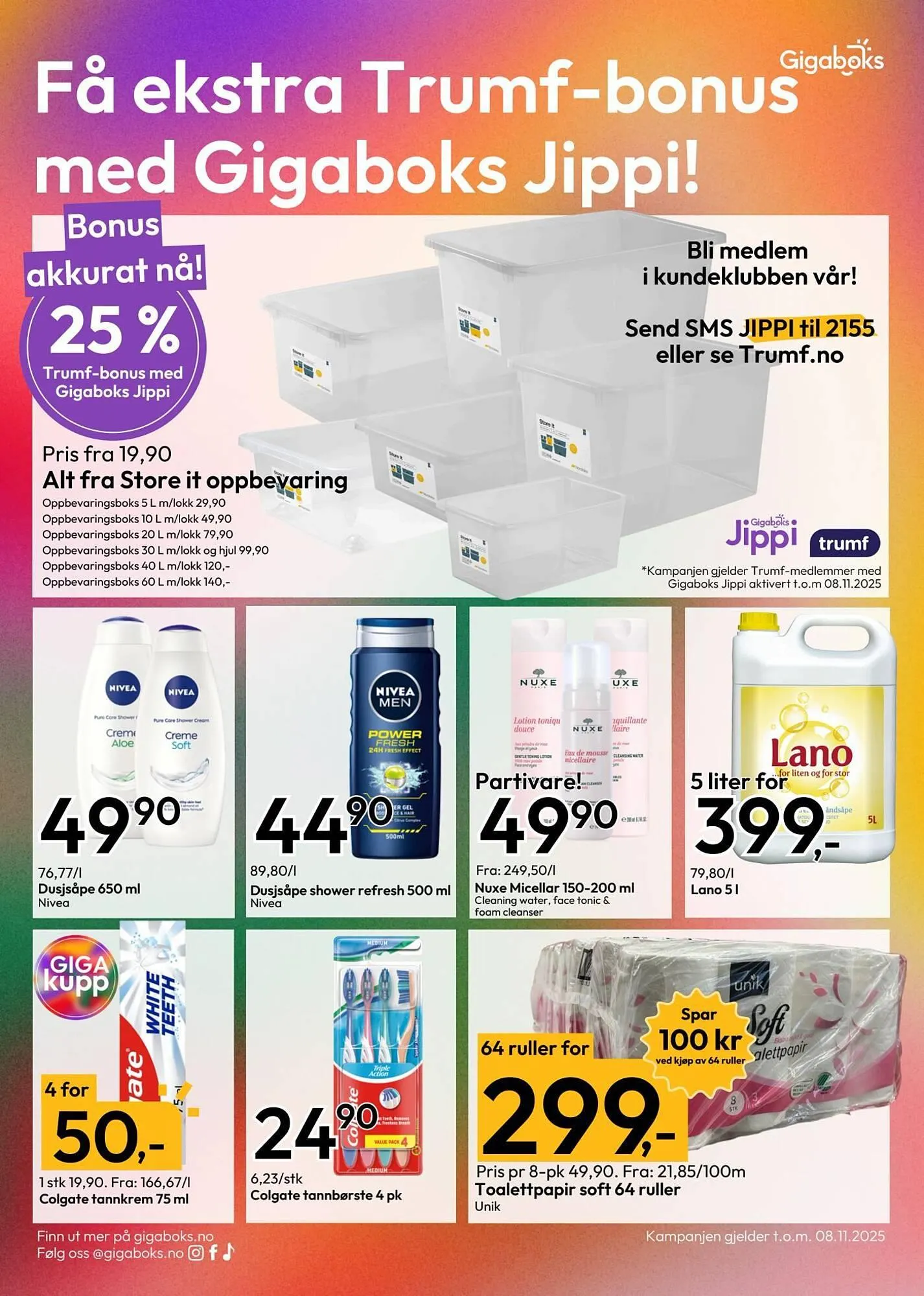 Gigaboks kundeavis fra 3. november til 8. november 2025 - kundeavisside 7