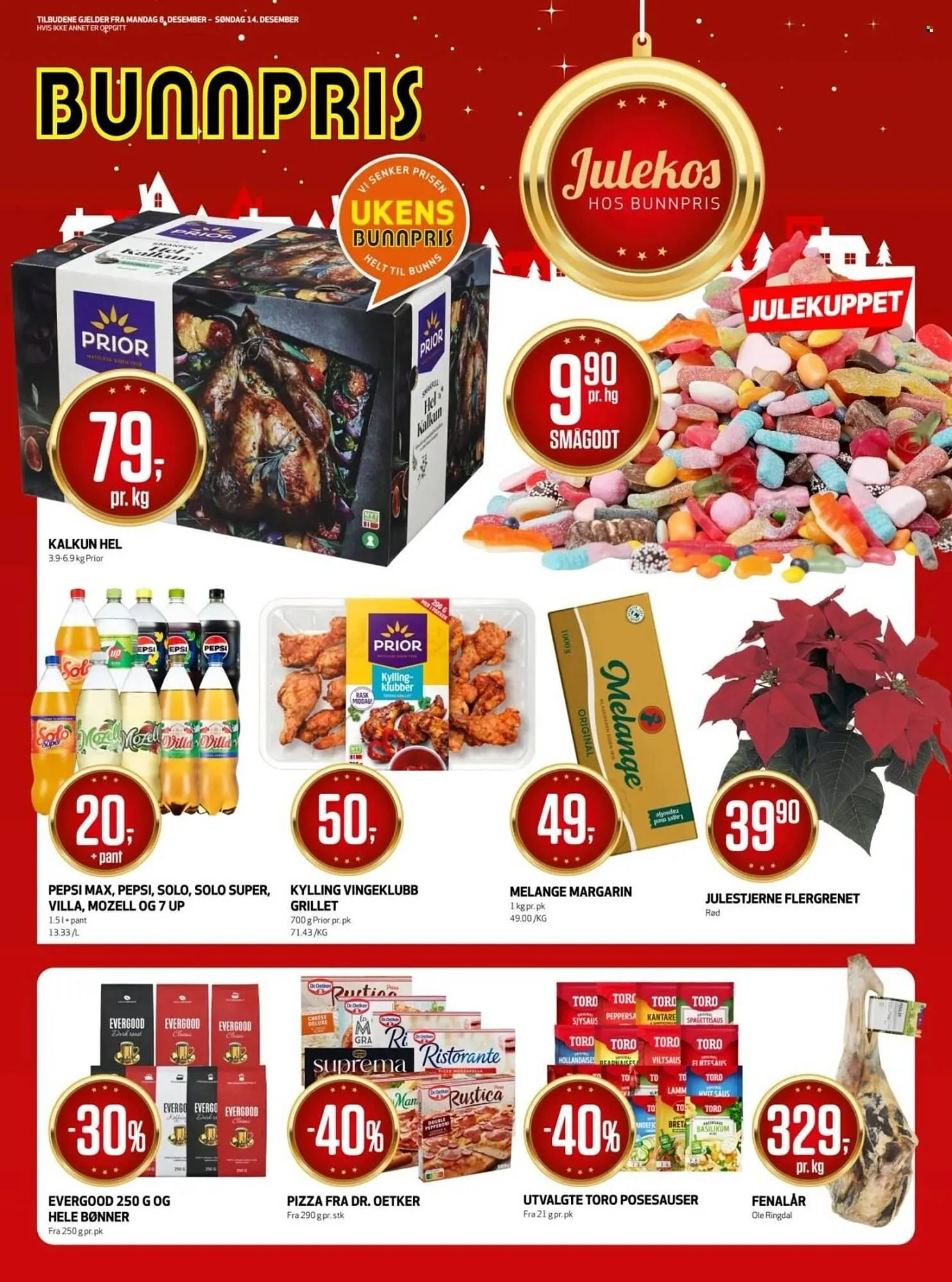 Bunnpris kundeavis fra 8. desember til 14. desember 2025 - kundeavisside 1
