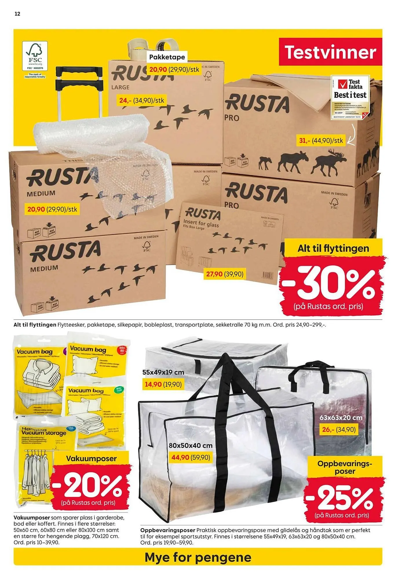 Rusta kundeavis fra 18. mai til 25. mai 2026 - kundeavisside 12