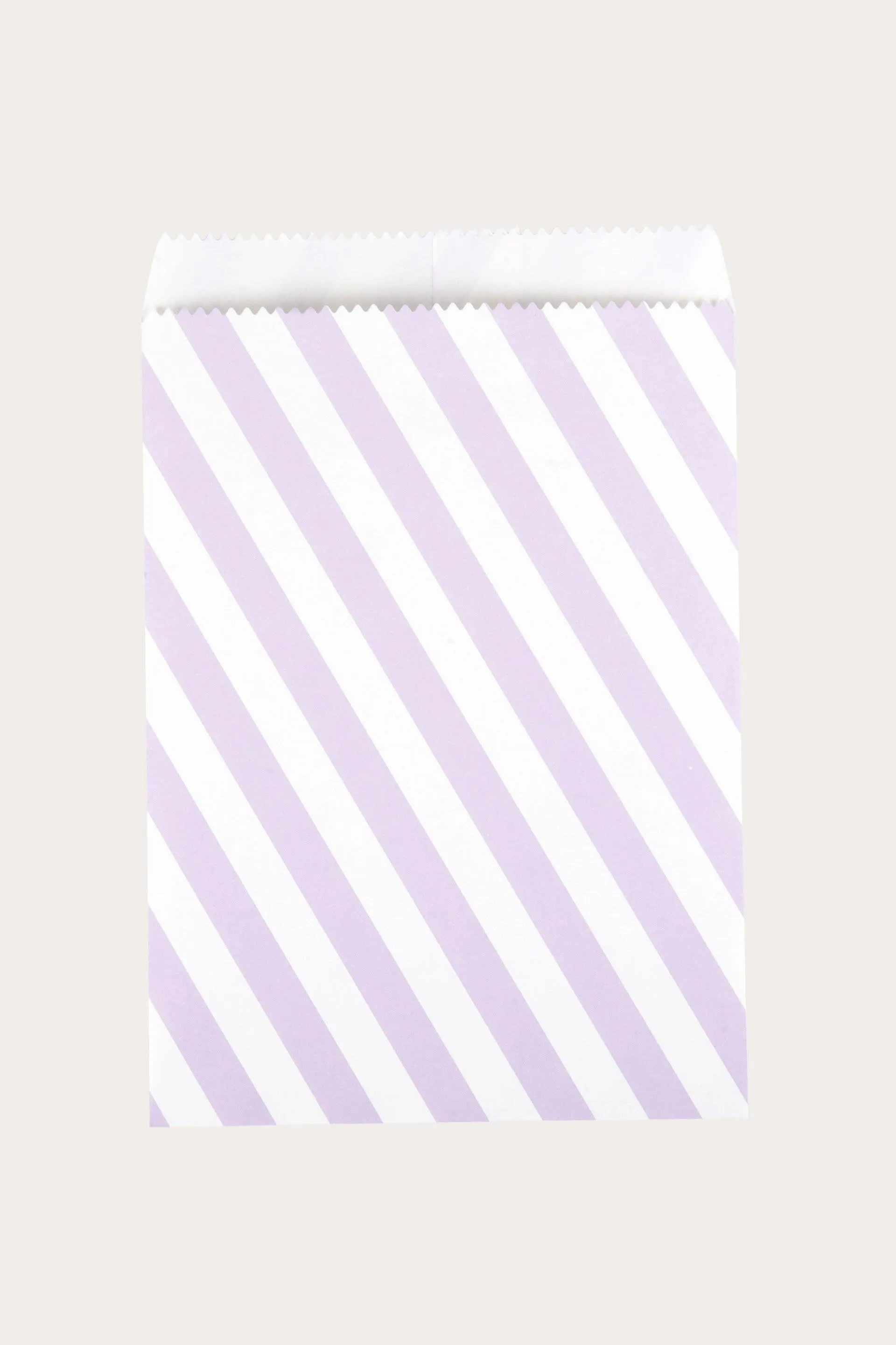 Godteposer STRIPE LILLA/HVIT