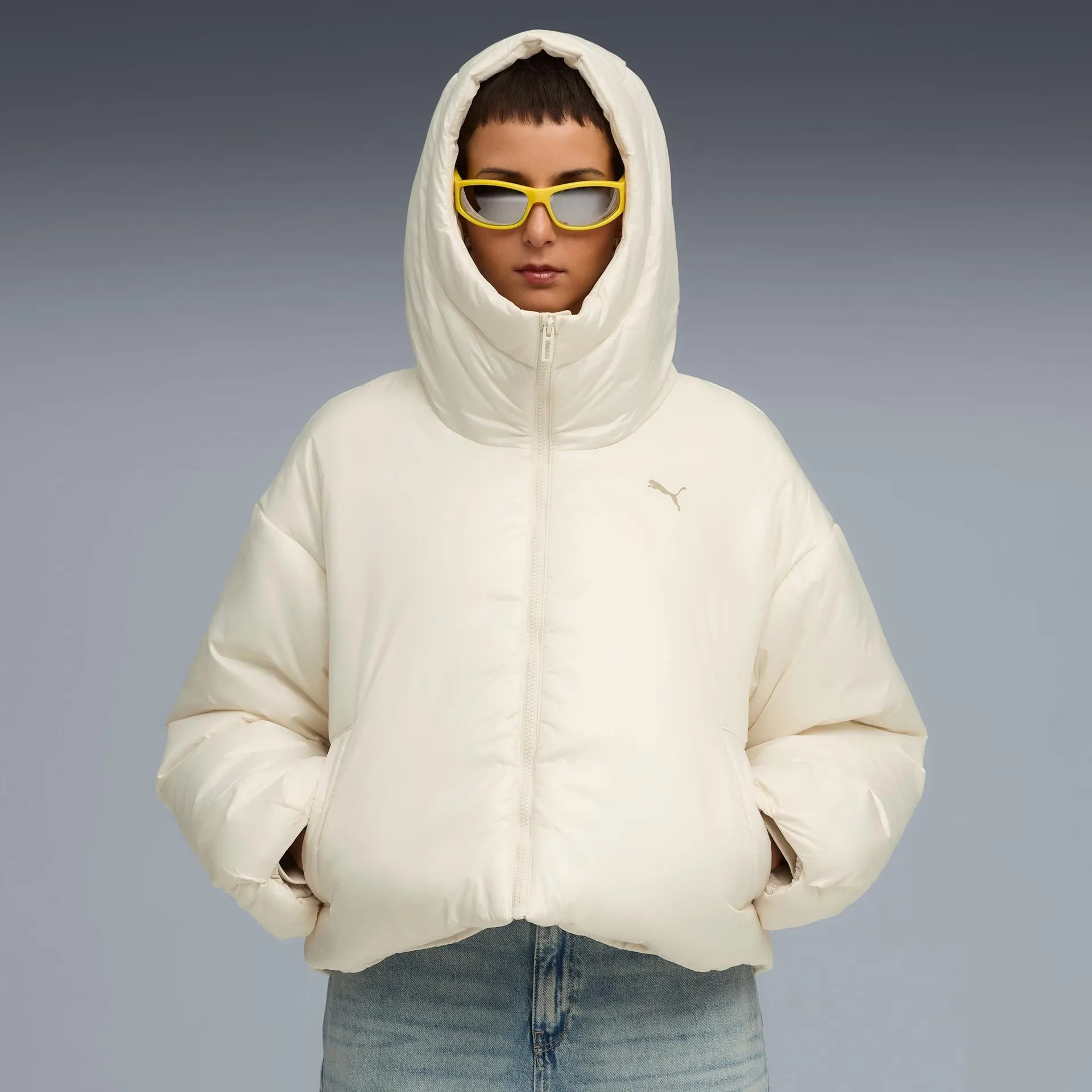 Wardrobe Essentials Shiny Padded Jacket Women