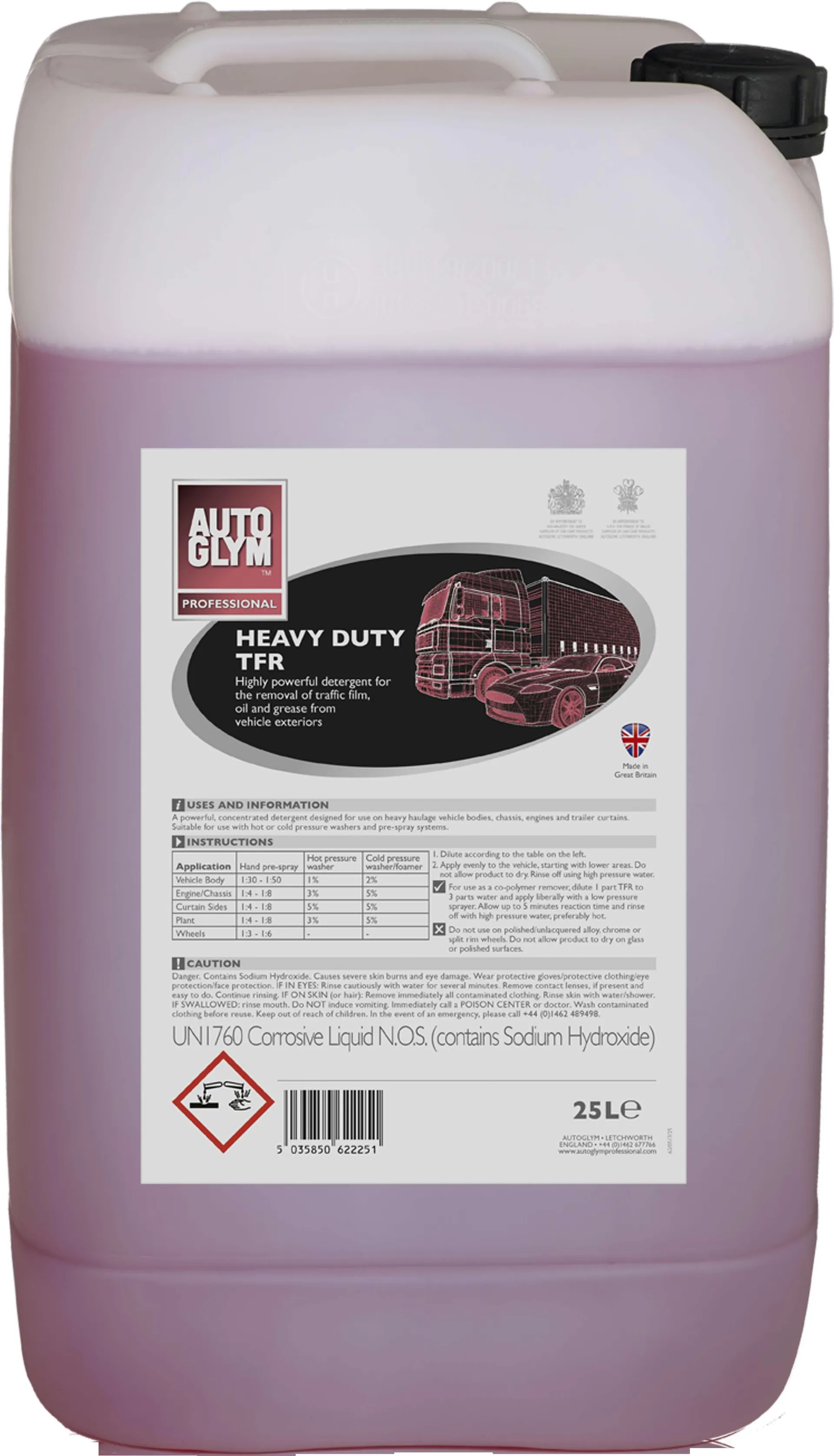 AUTOGLYM HEAVY DUTY TFR 25L