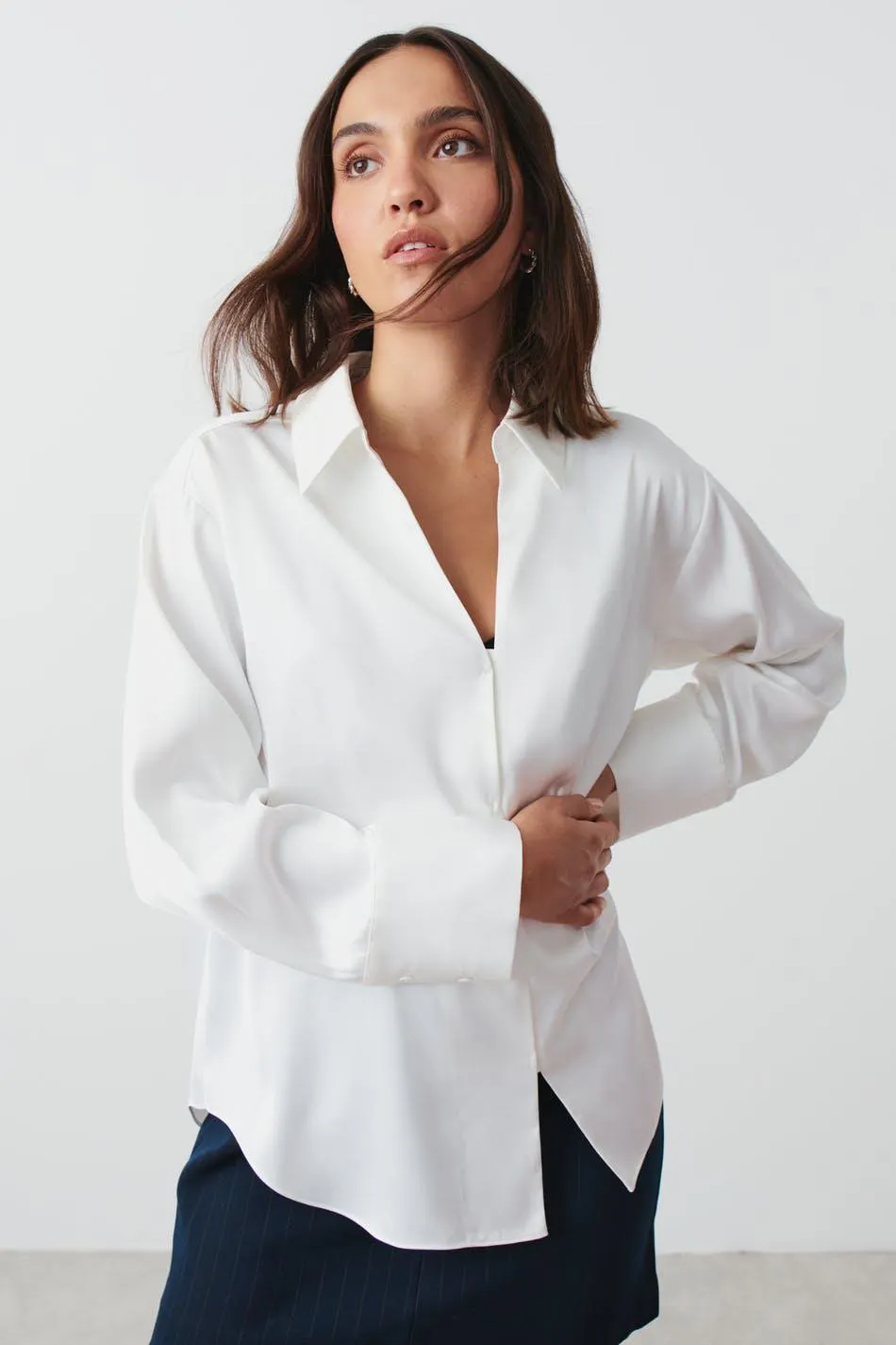 Satin shirt