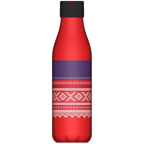 Bottle Up Marius termoflaske 0,5L rød/blå/hvit