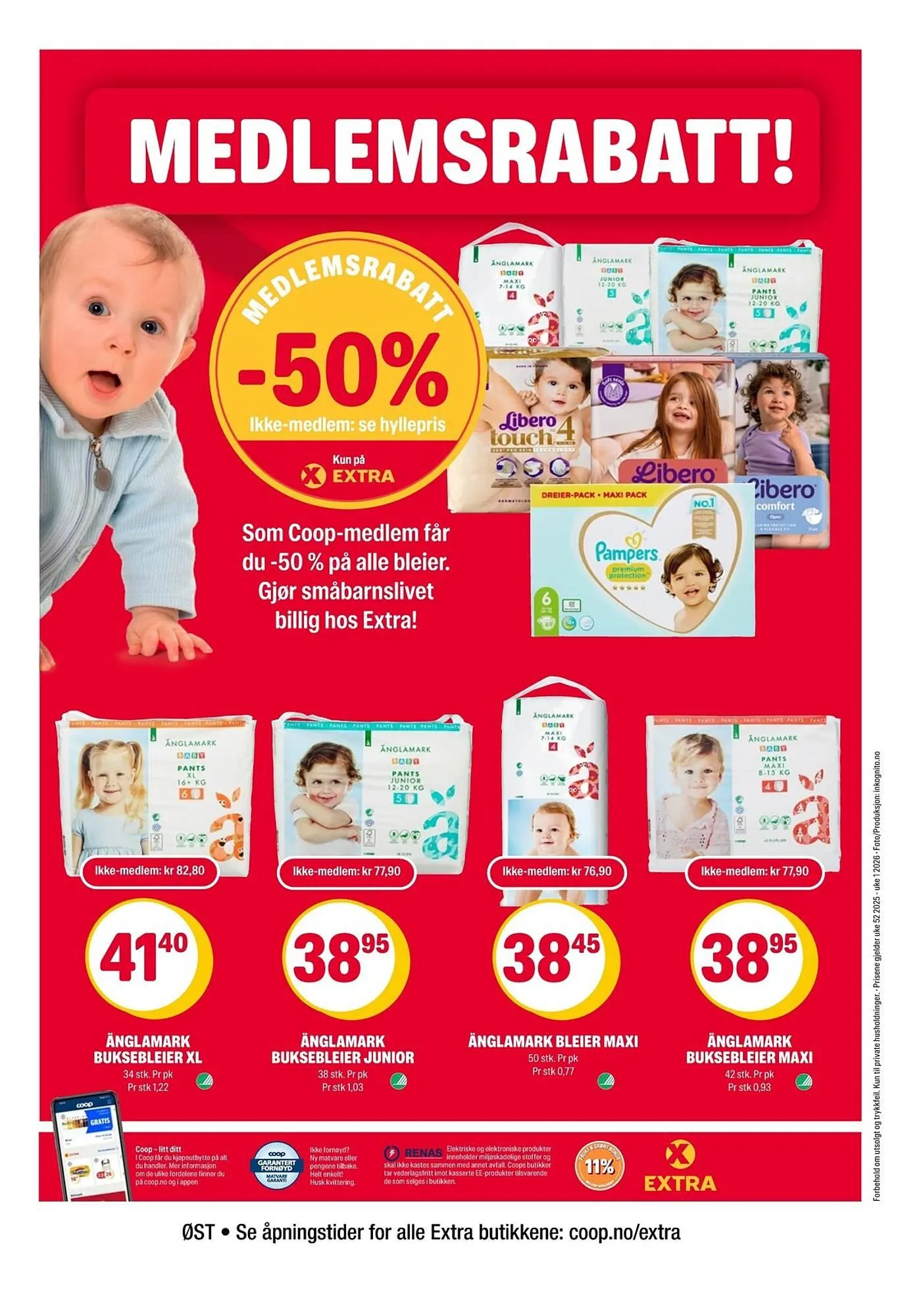 Coop Extra kundeavis fra 22. desember til 4. januar 2026 - kundeavisside 28