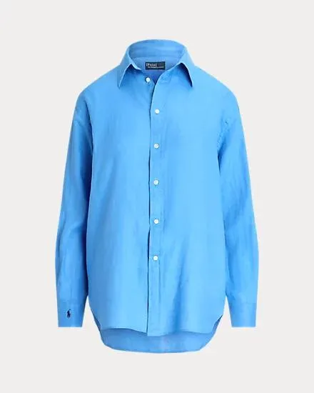 Oversize Fit Linen Shirt