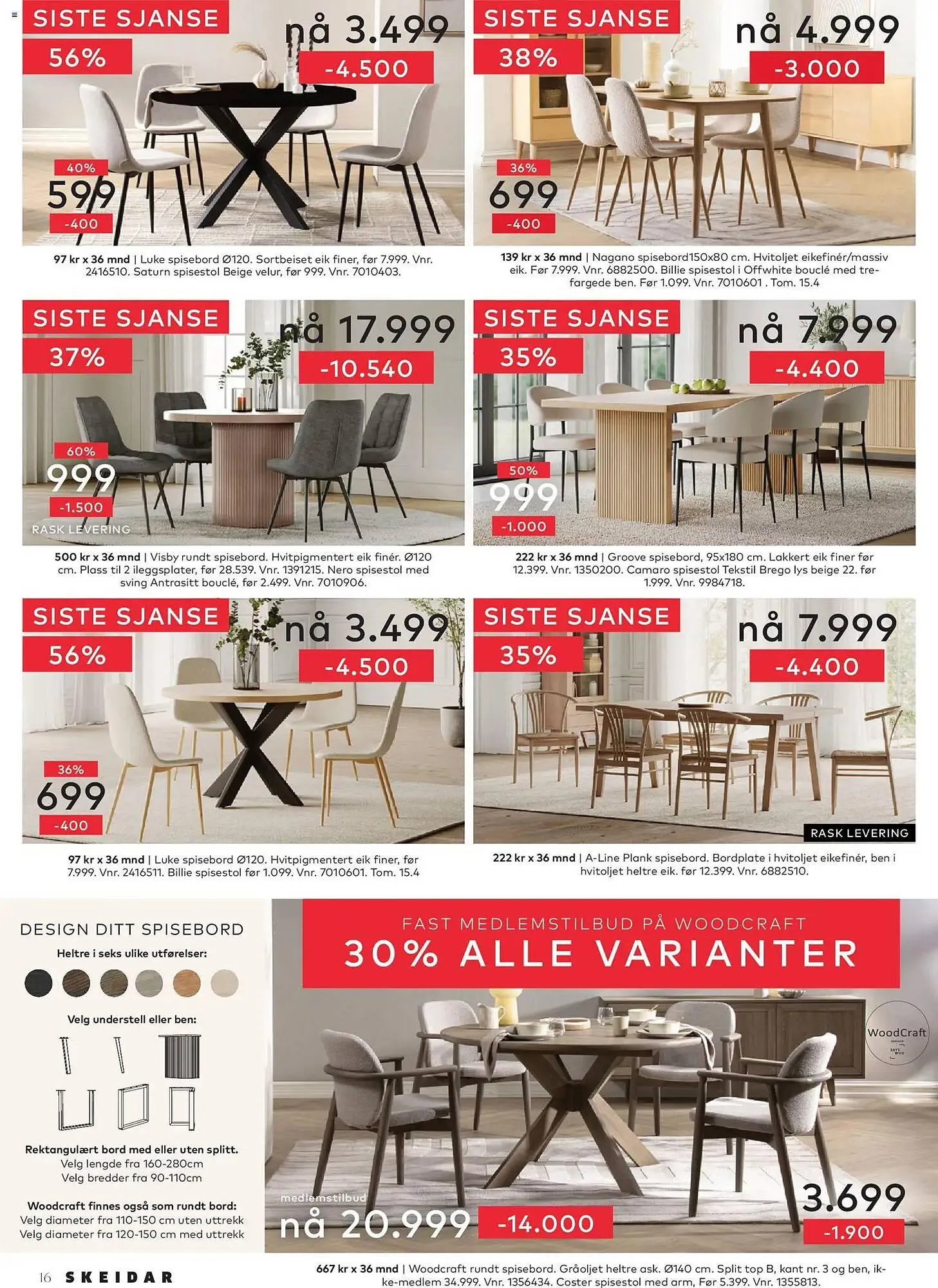 Skeidar kundeavis fra 7. april til 15. april 2026 - kundeavisside 16