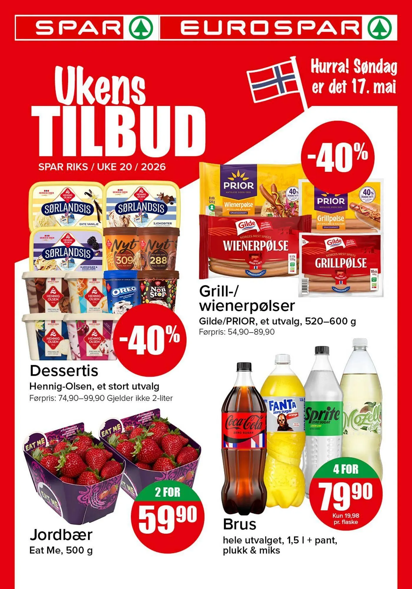 Spar kundeavis fra 10. mai til 14. mai 2026 - kundeavisside 1