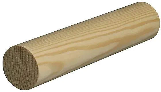 Rundstokk furu ubehandlet 15 mm