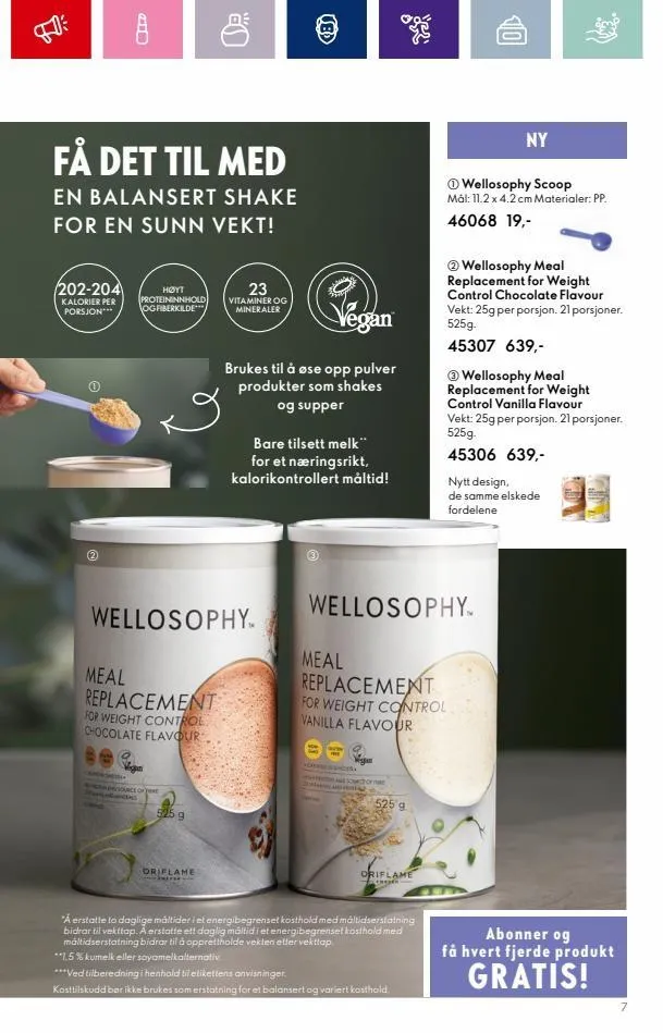 Oriflame kundeavis til 12.09.2023 fra 31. august til 12. september 2023 - kundeavisside 7