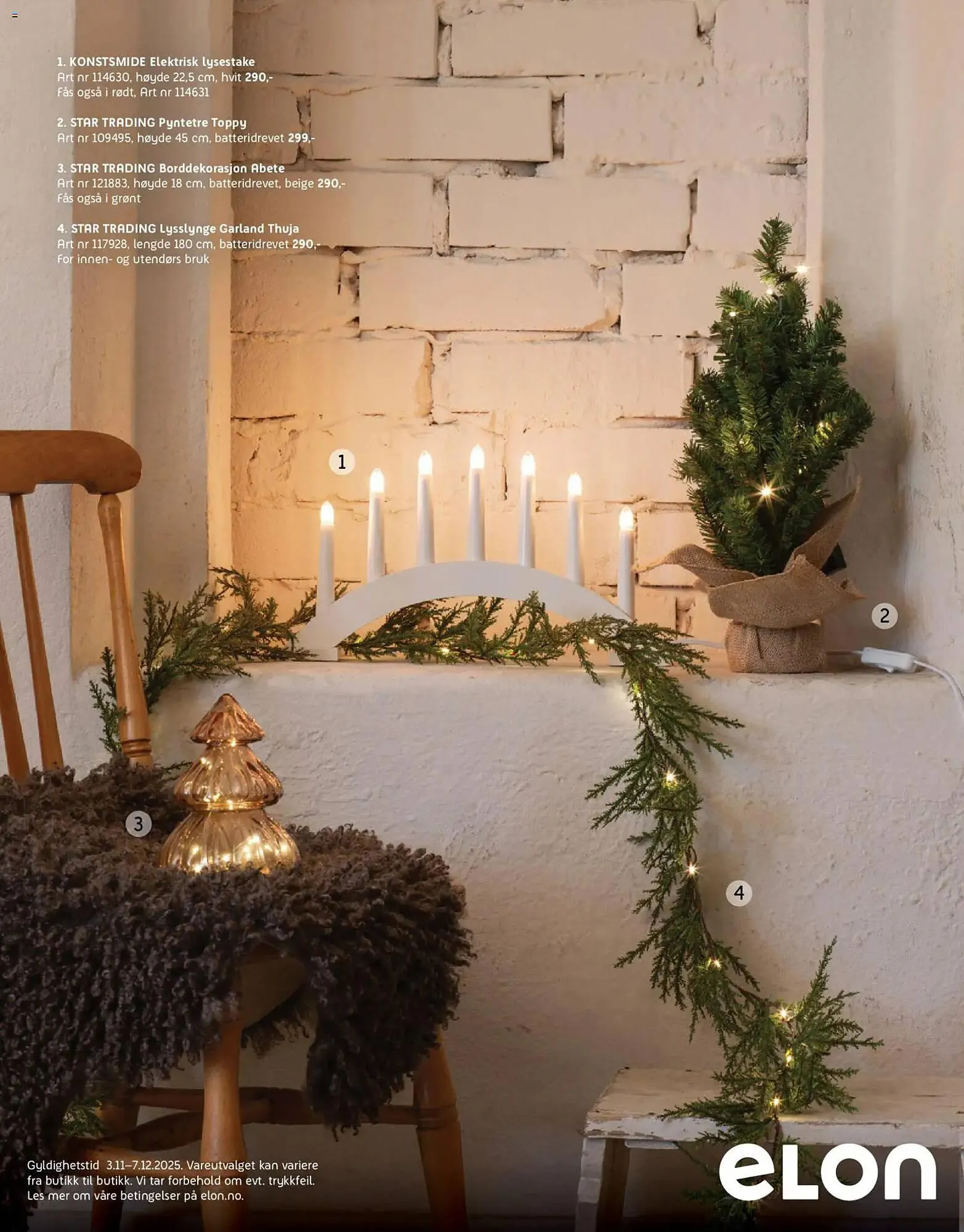 ELON kundeavis fra 3. november til 7. desember 2025 - kundeavisside 24