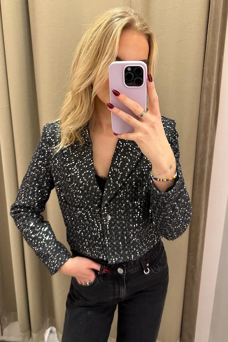 SequinCC Denim Jacket