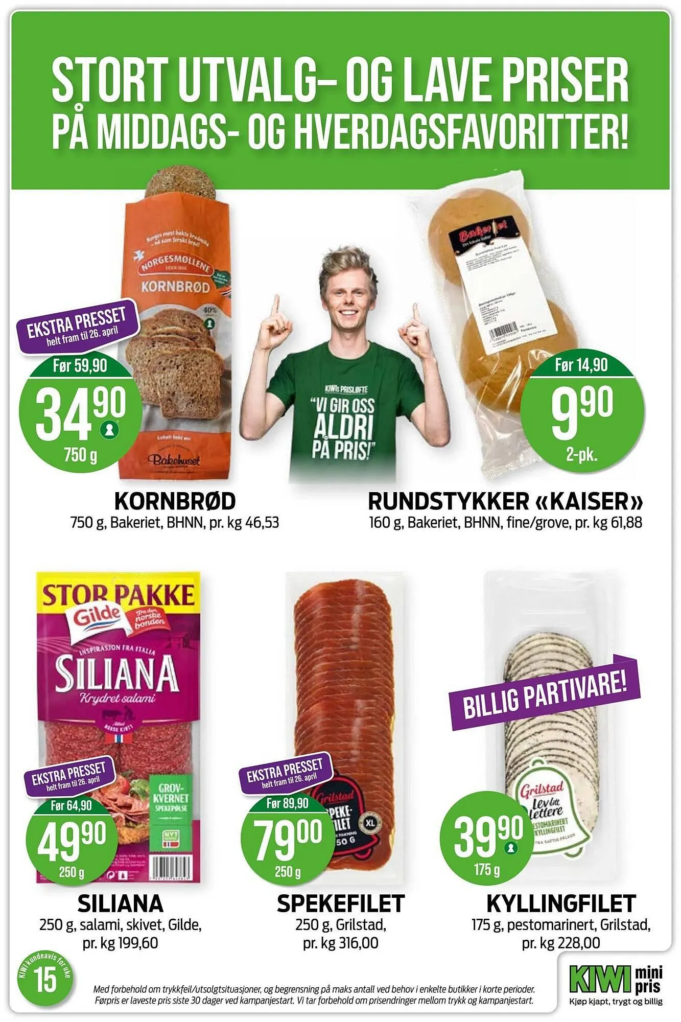 Kiwi kundeavis fra 6. april til 12. april 2026 - kundeavisside 2