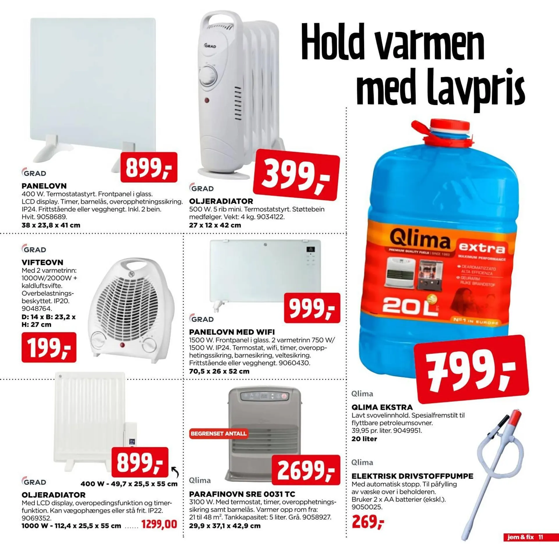 Jem & fix kundeavis fra 21. desember til 1. januar 2026 - kundeavisside 11