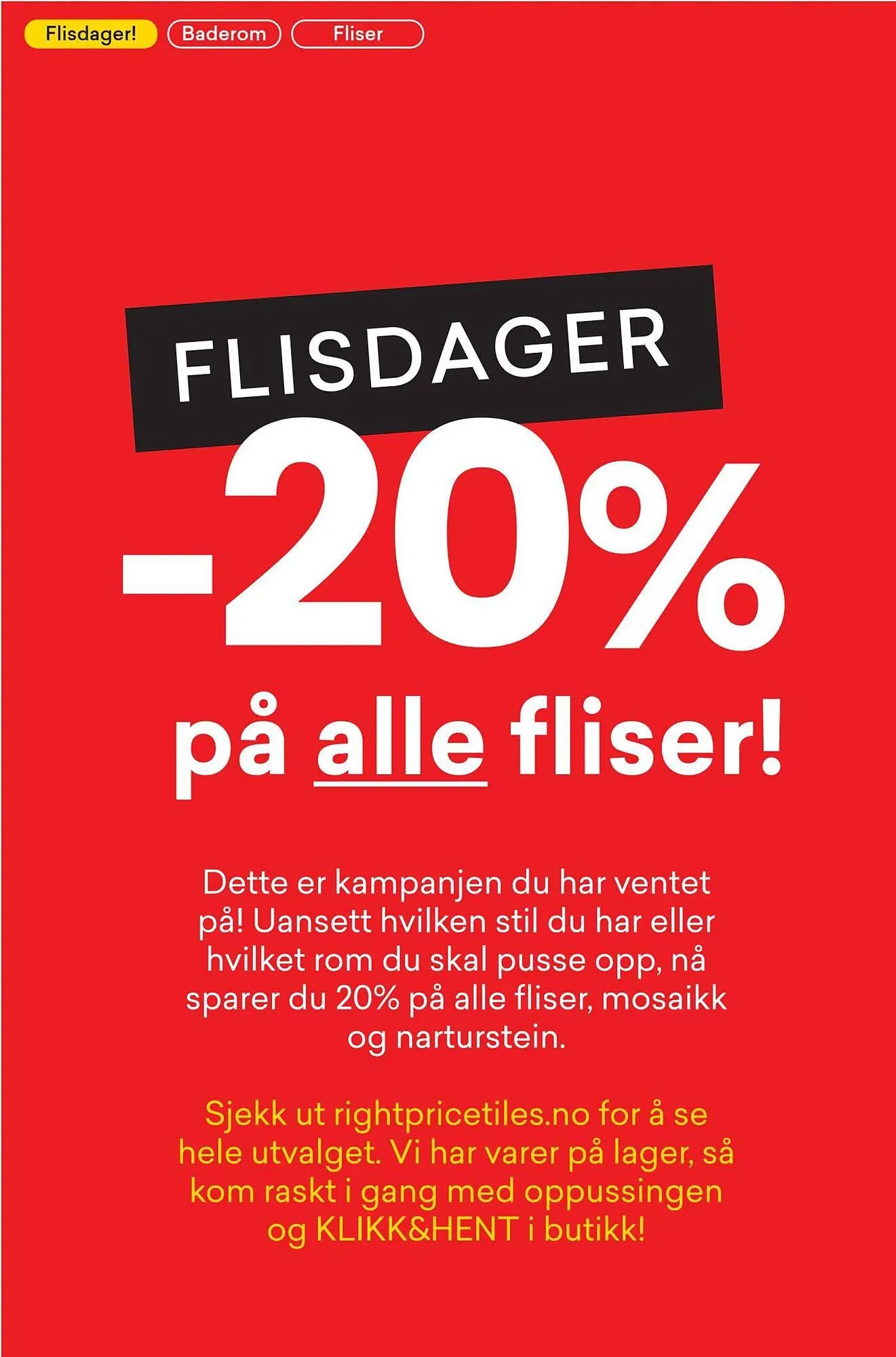 Right Price Tiles kundeavis fra 5. mars til 30. mars 2026 - kundeavisside 2