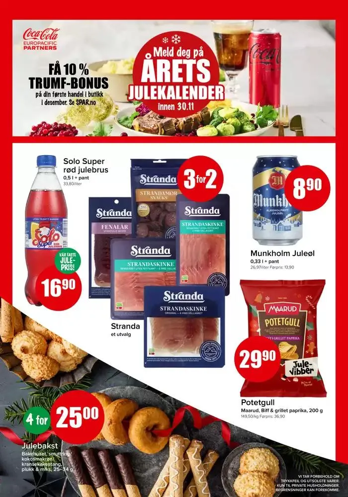 Spar Kundeavis fra 24. november til 8. desember 2024 - kundeavisside 8