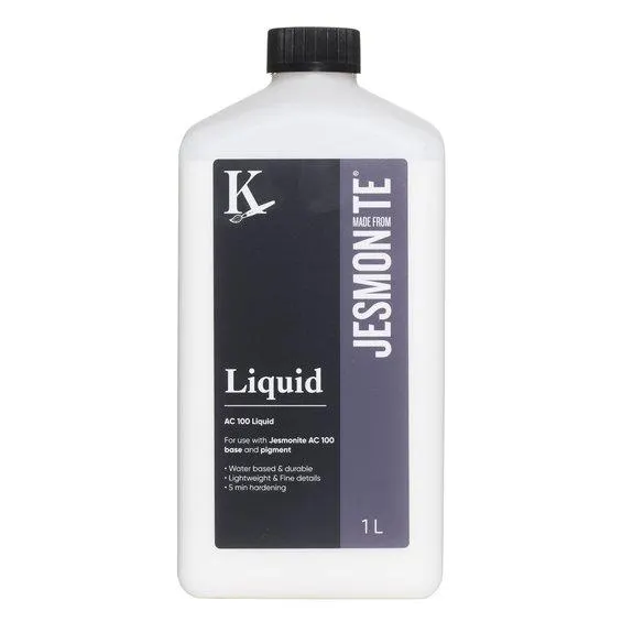 Jesmonite Liquid AC100 1 kg – den flytende komponenten for å støpe Jesmonite