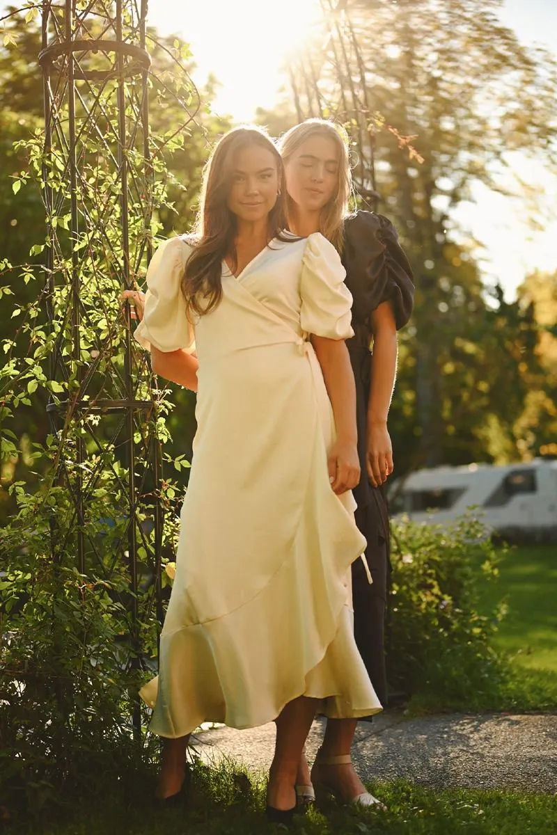 Sinda Dress Pale Yellow