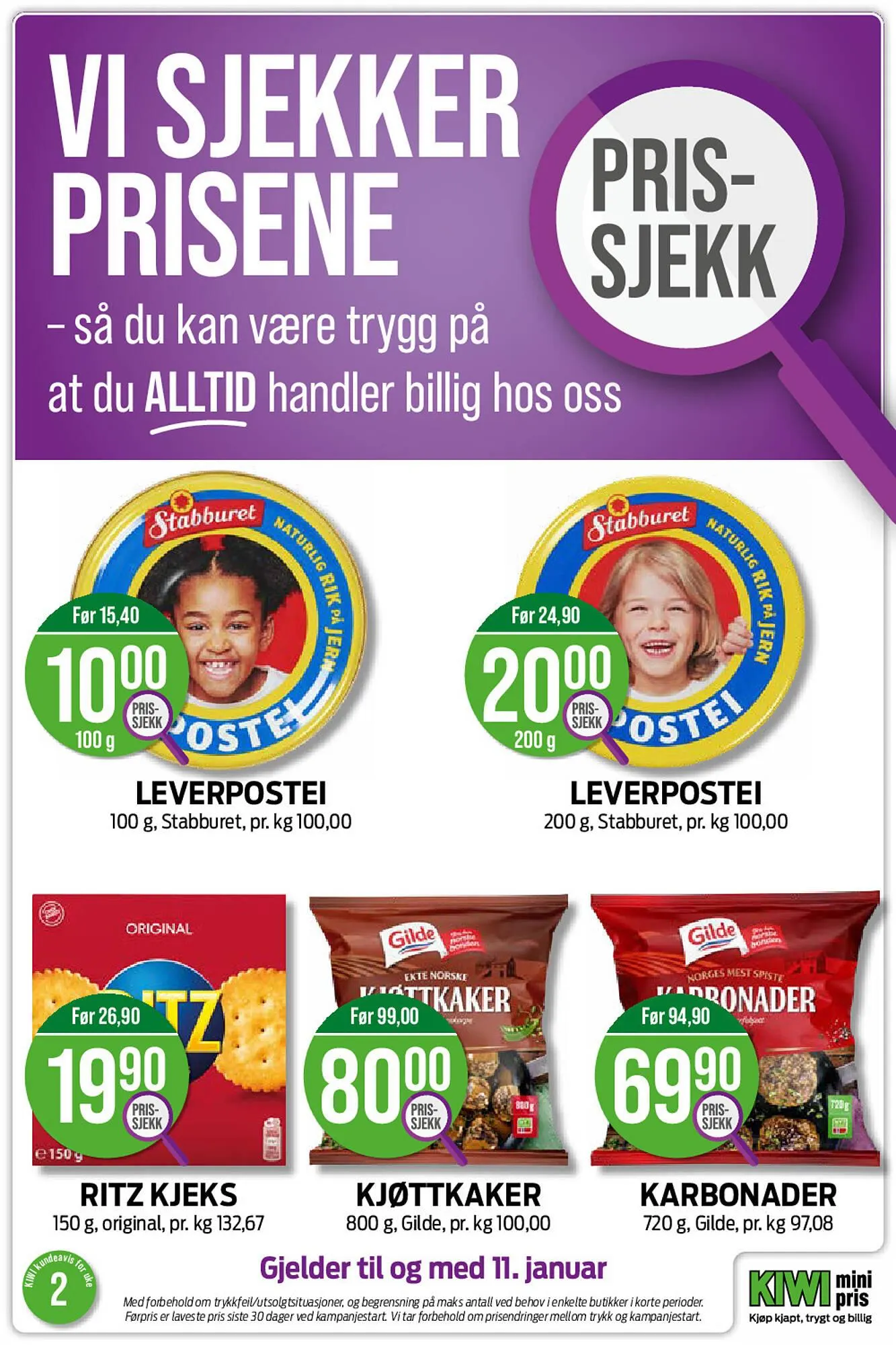 Kiwi kundeavis fra 5. januar til 11. januar 2026 - kundeavisside 25