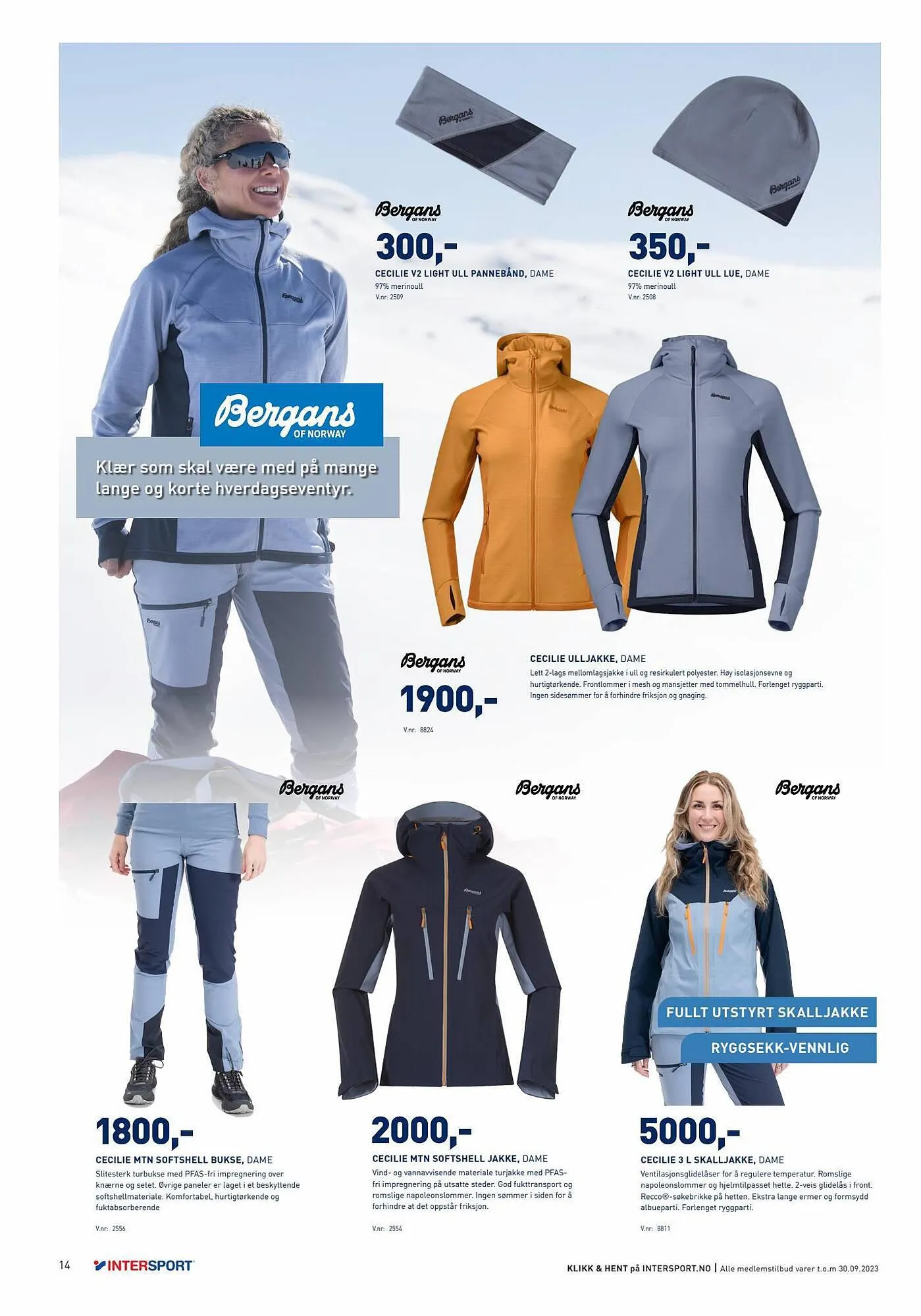 Intersport Kundeavis fra 18. september til 30. september 2023 - kundeavisside 14