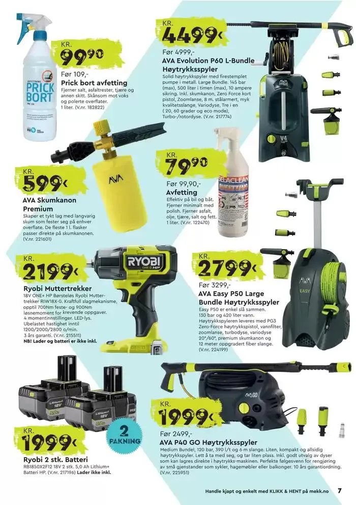 Mekk Kundeavis fra 3. mars til 5. april 2025 - kundeavisside 7