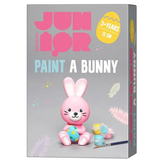 DIY-kit Paint a bunny – mal påskens søteste kanin!