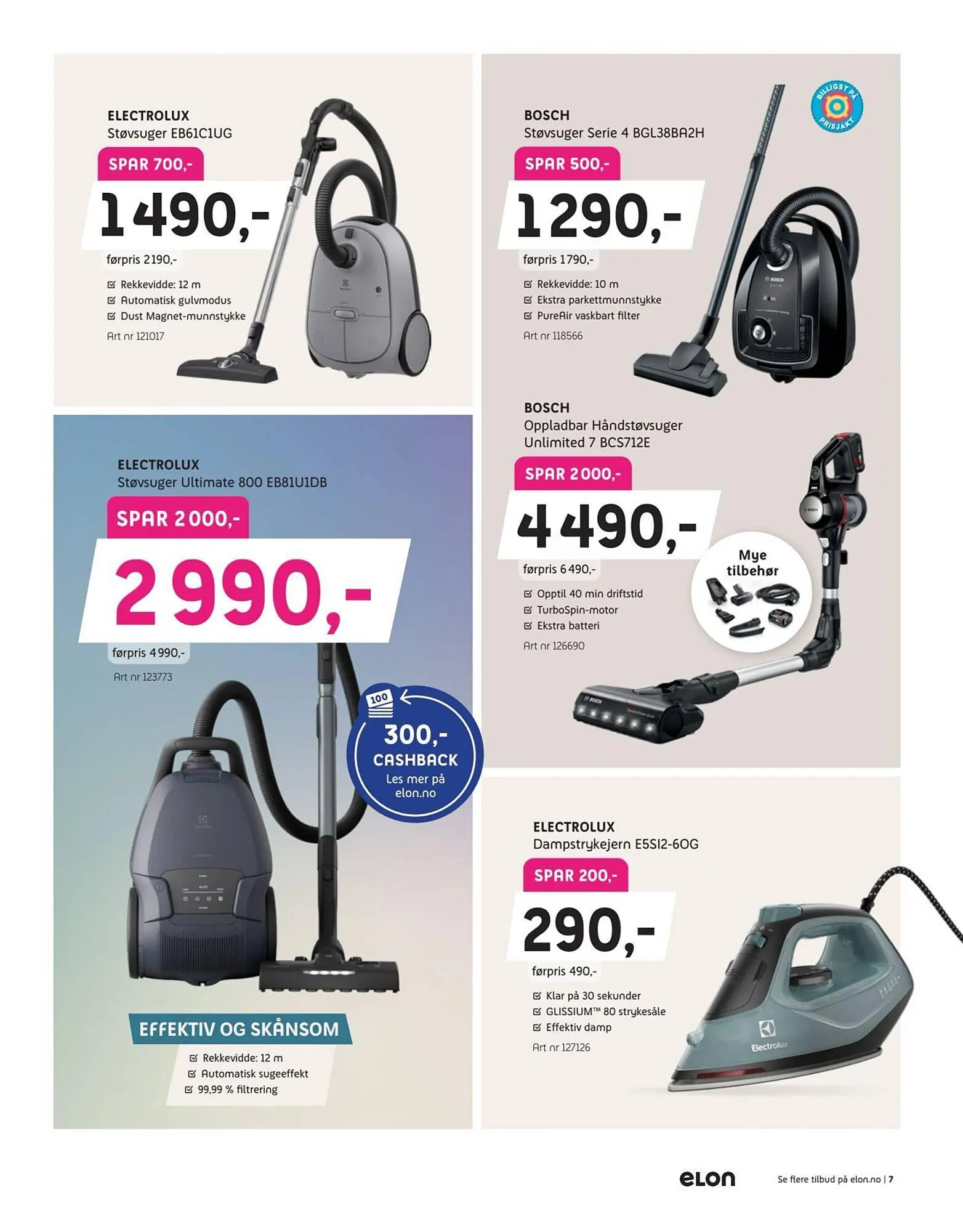 ELON kundeavis fra 23. mars til 12. april 2026 - kundeavisside 7