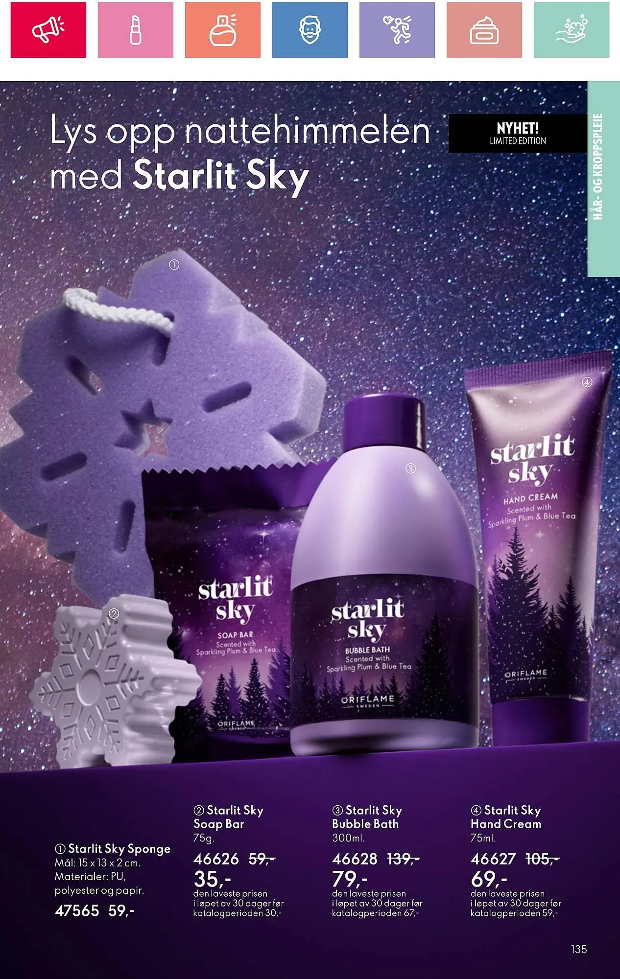 Oriflame Kundeavis fra 5. januar til 25. januar 2025 - kundeavisside 135