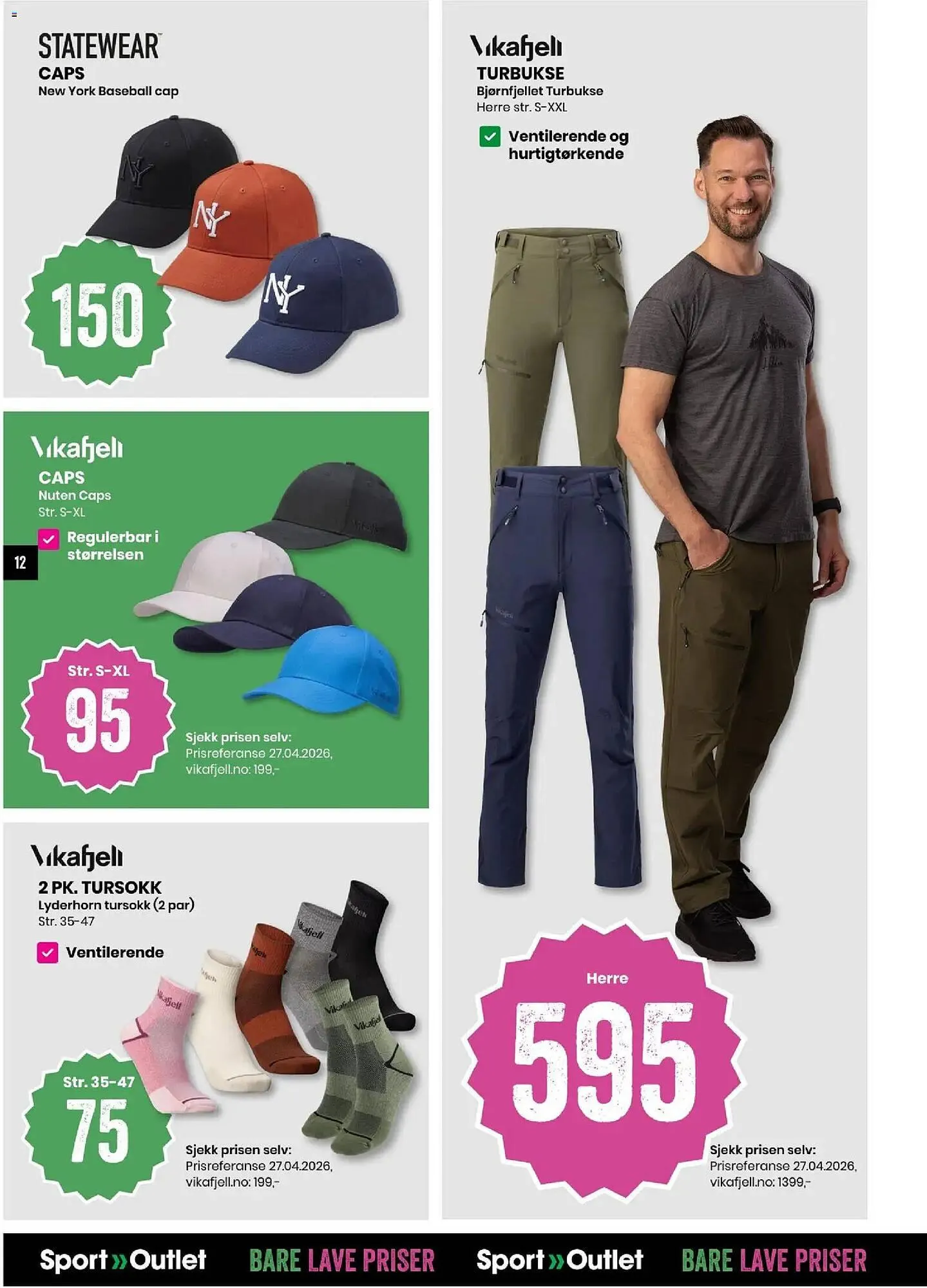 Sport Outlet kundeavis fra 12. mai til 17. mai 2026 - kundeavisside 12