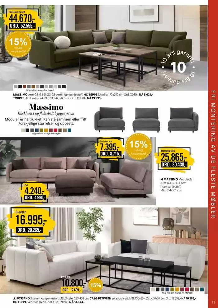 Gratis frakt og montering fra 28. februar til 14. mars 2025 - kundeavisside 11