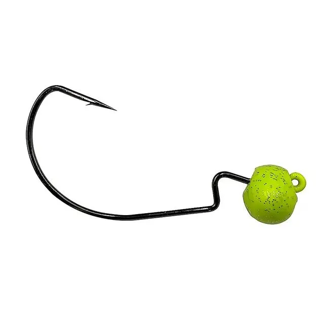 VMC Rugby Jig Chartreuse 11g #4/0 3-pack