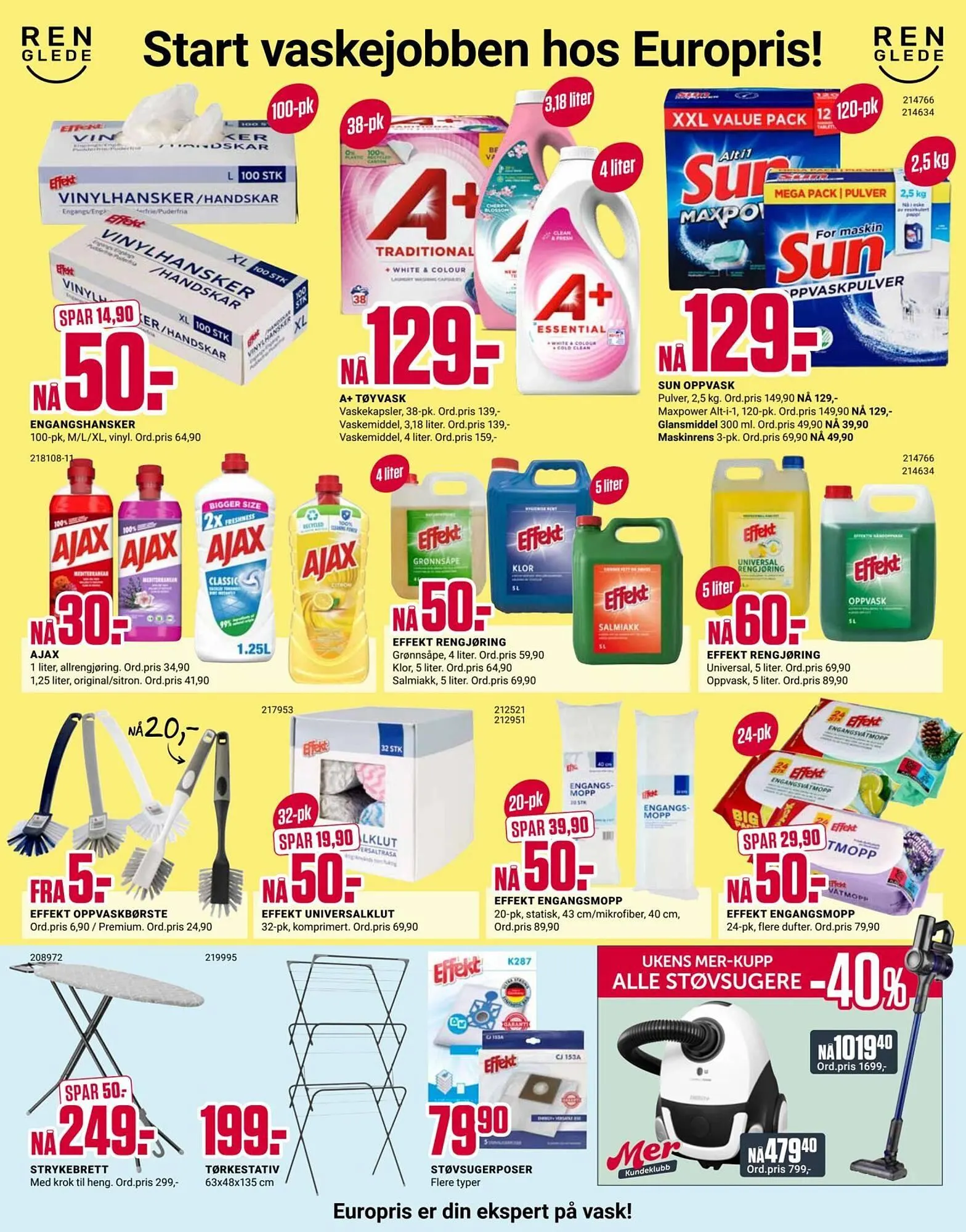 Europris kundeavis fra 30. mars til 5. april 2026 - kundeavisside 3