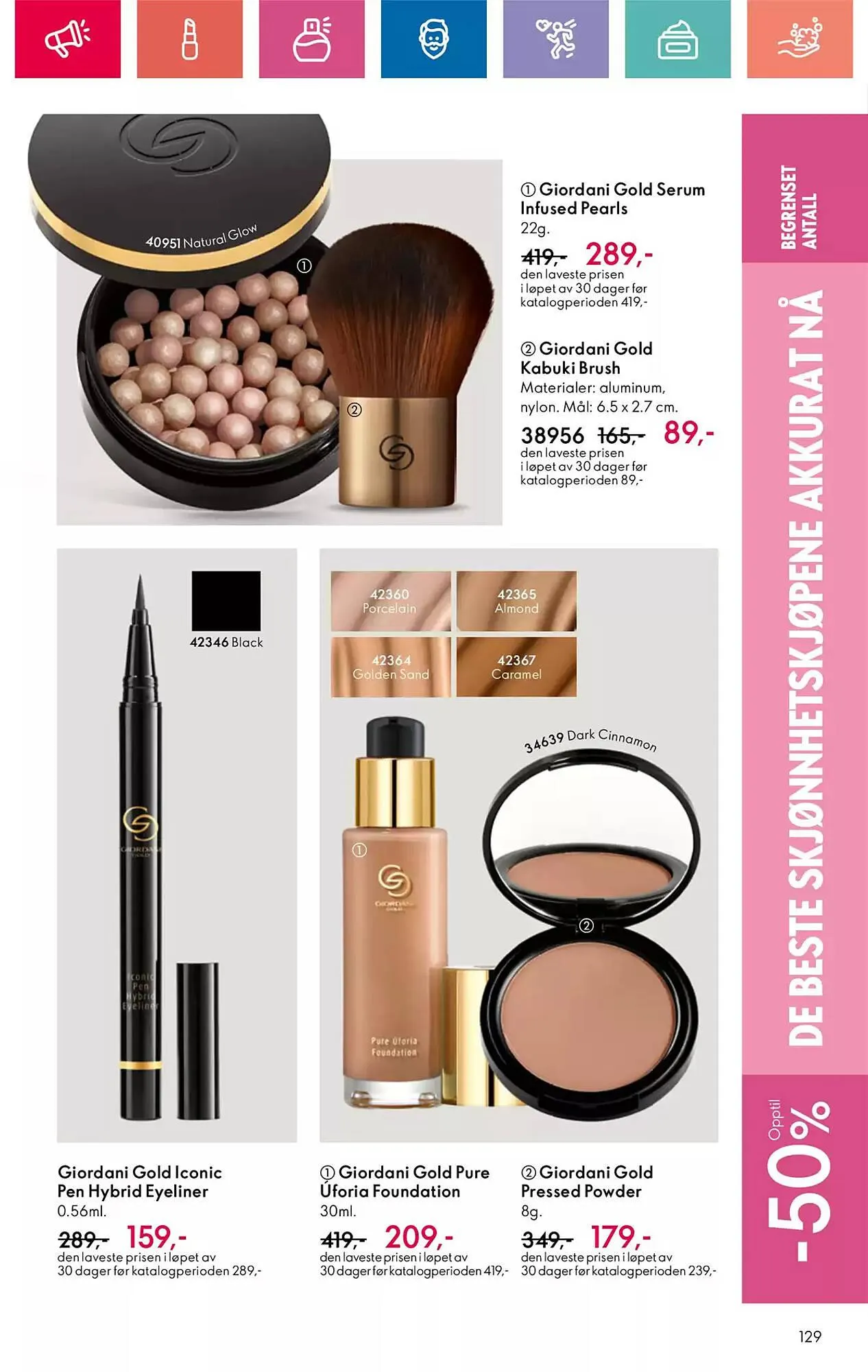 Oriflame Kundeavis fra 14. november til 4. desember 2024 - kundeavisside 129