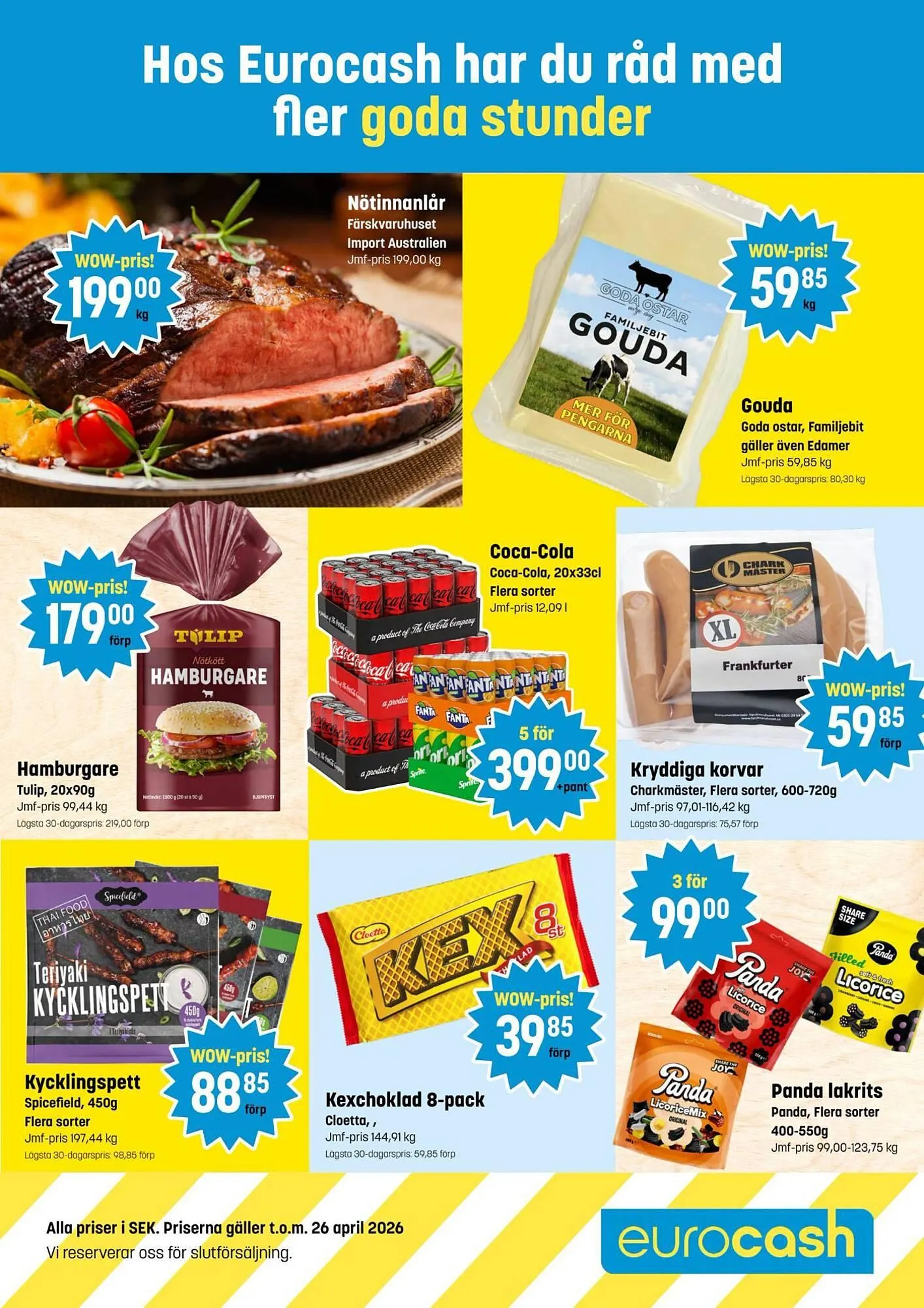 Eurocash kundeavis fra 20. april til 27. april 2026 - kundeavisside 1