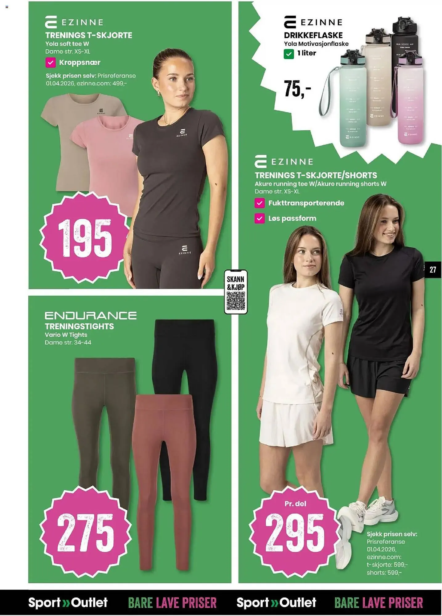 Sport Outlet kundeavis fra 21. april til 26. april 2026 - kundeavisside 27