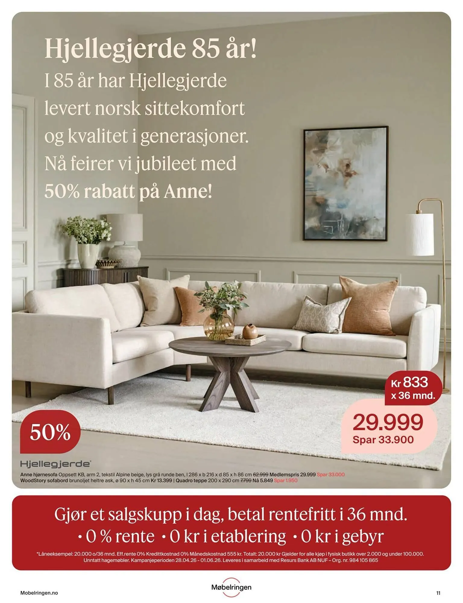 Møbelringen kundeavis fra 28. april til 2. juni 2026 - kundeavisside 11