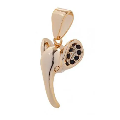 Elehead bling gold Black