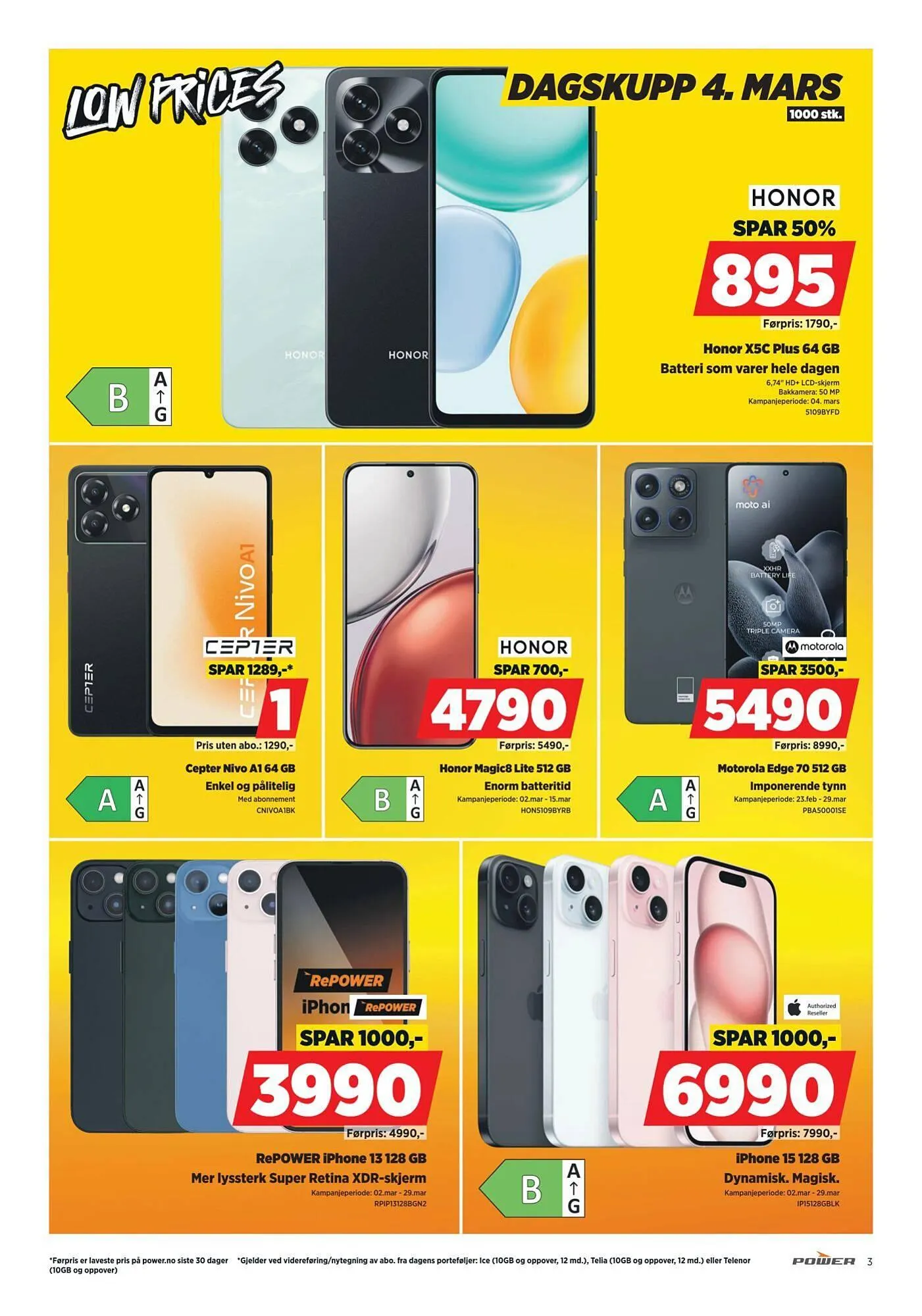 POWER kundeavis fra 2. mars til 8. mars 2026 - kundeavisside 3