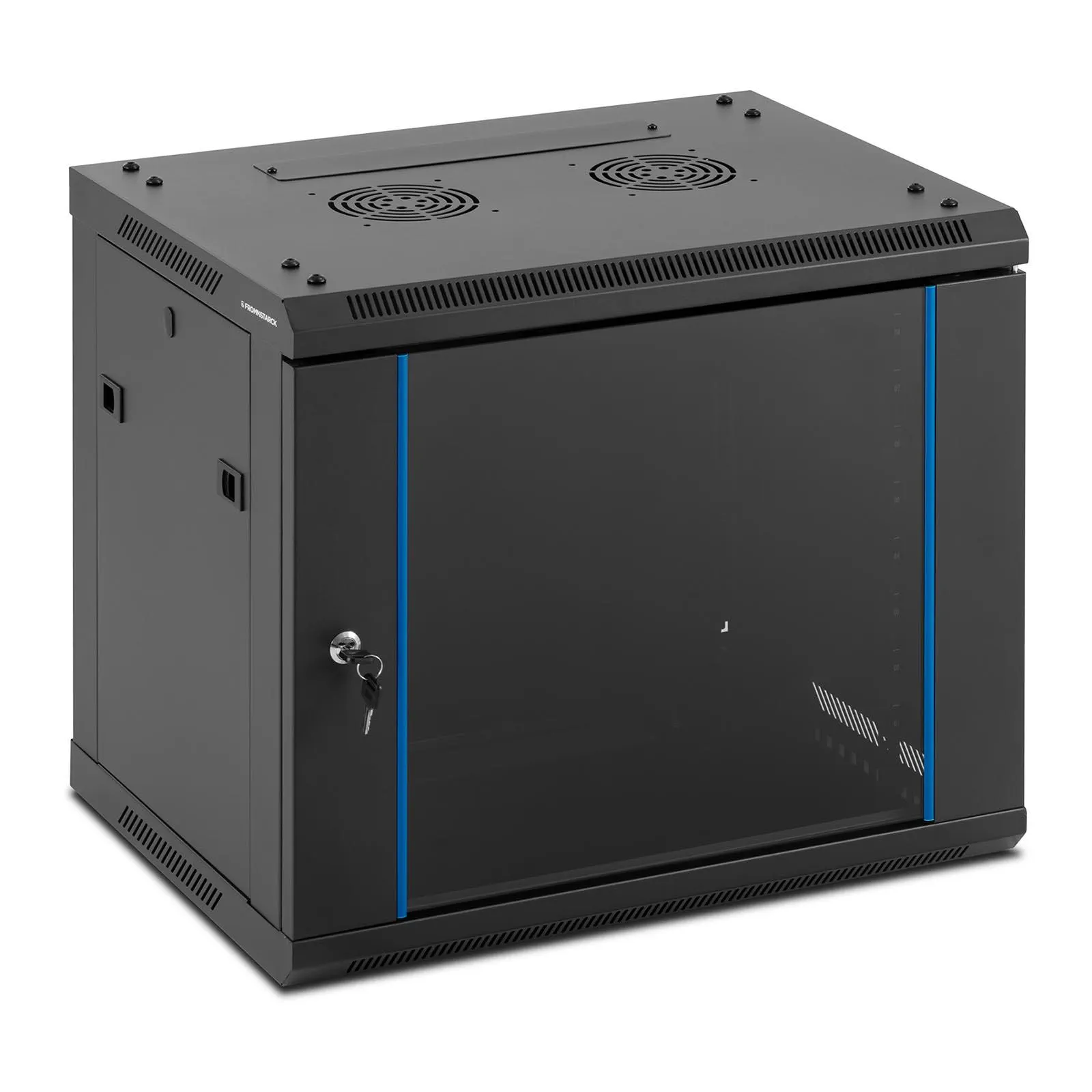 Rack-kabinett - 19 tommer - 9 U - låsbart - opptil 60 kg - Black