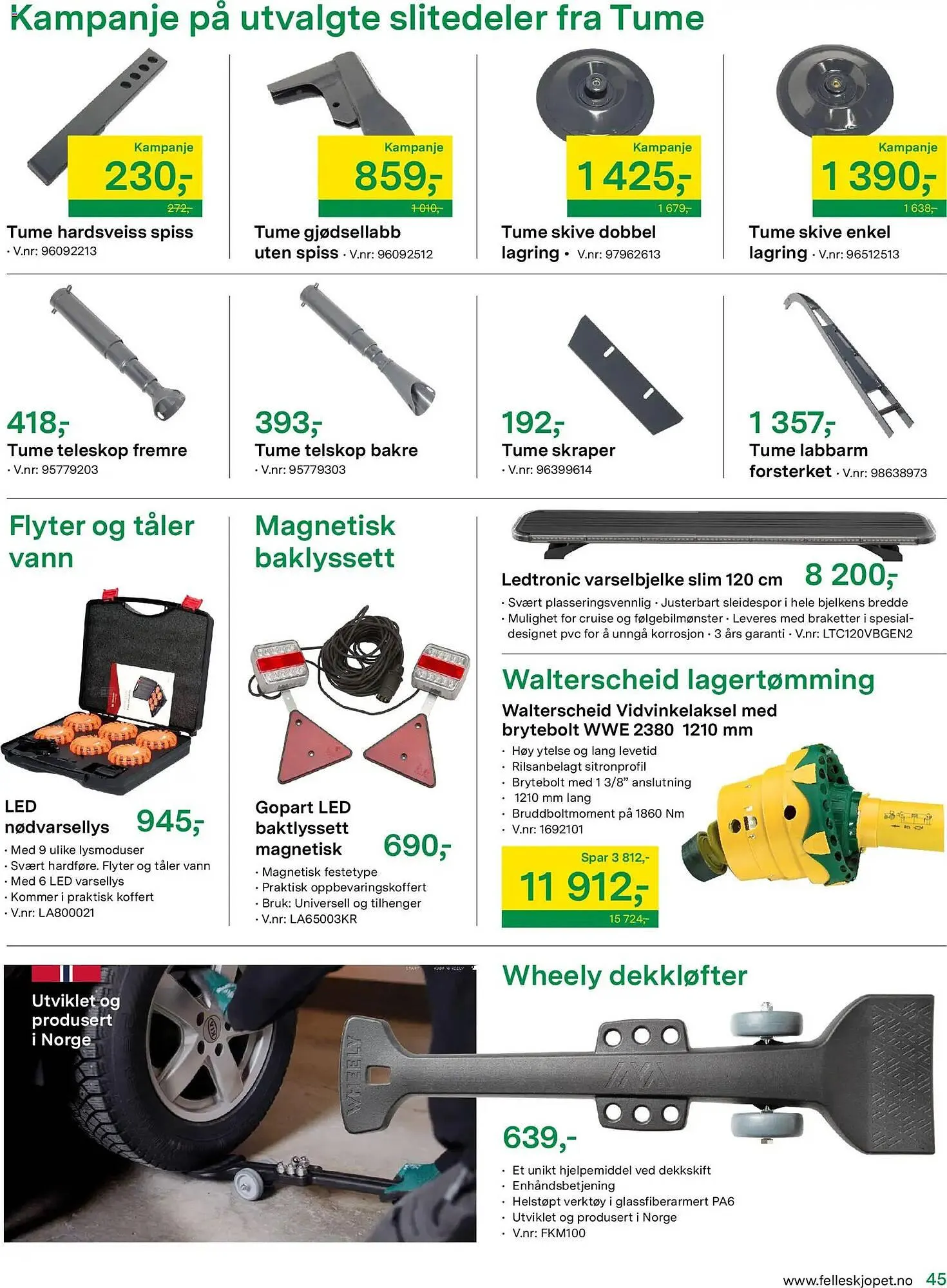 Felleskjøpet kundeavis fra 15. april til 3. januar 2027 - kundeavisside 45