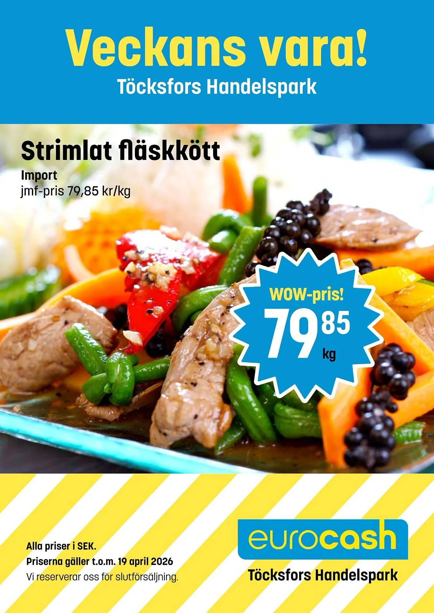 Eurocash kundeavis fra 14. april til 19. april 2026 - kundeavisside 1