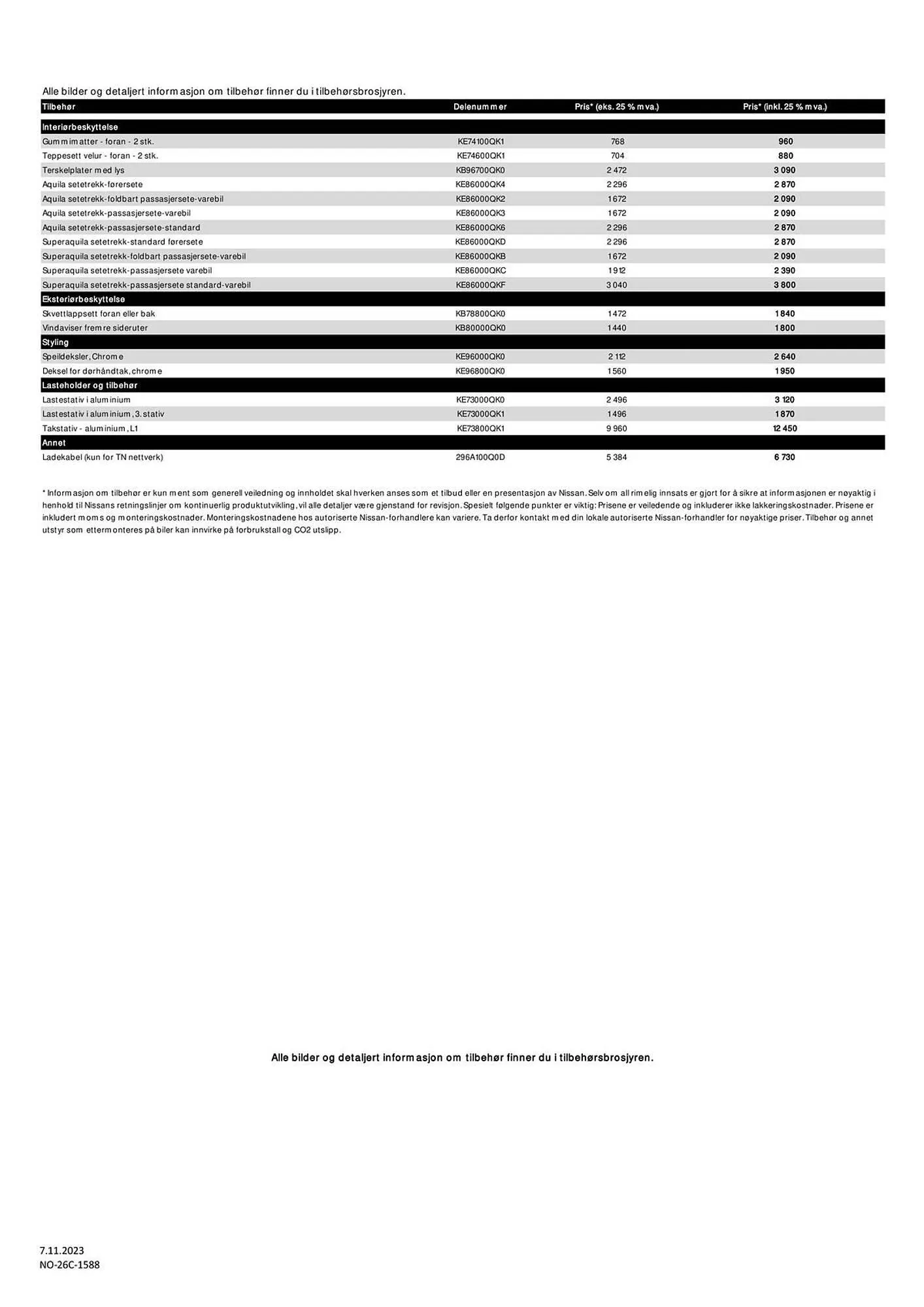 Nissan Kundeavis fra 9. november til 9. november 2024 - kundeavisside 8