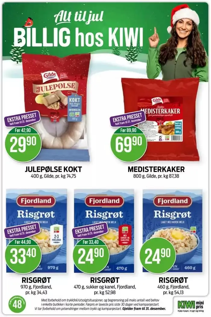 Kiwi Kundeavis fra 25. november til 1. desember 2024 - kundeavisside 26